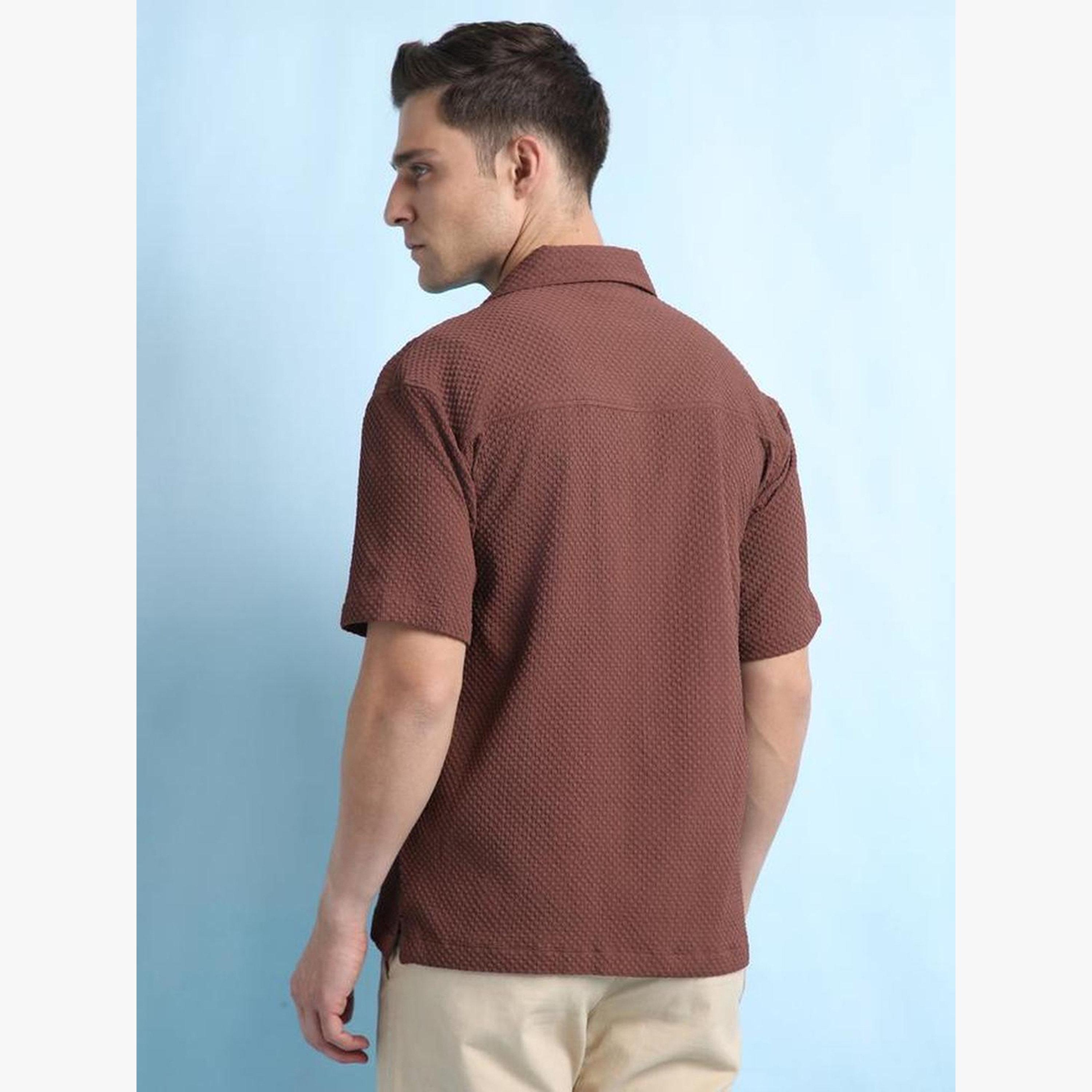 قميص بياقة كوبان بقصة مريحة-men-clothing-shirts-image-4