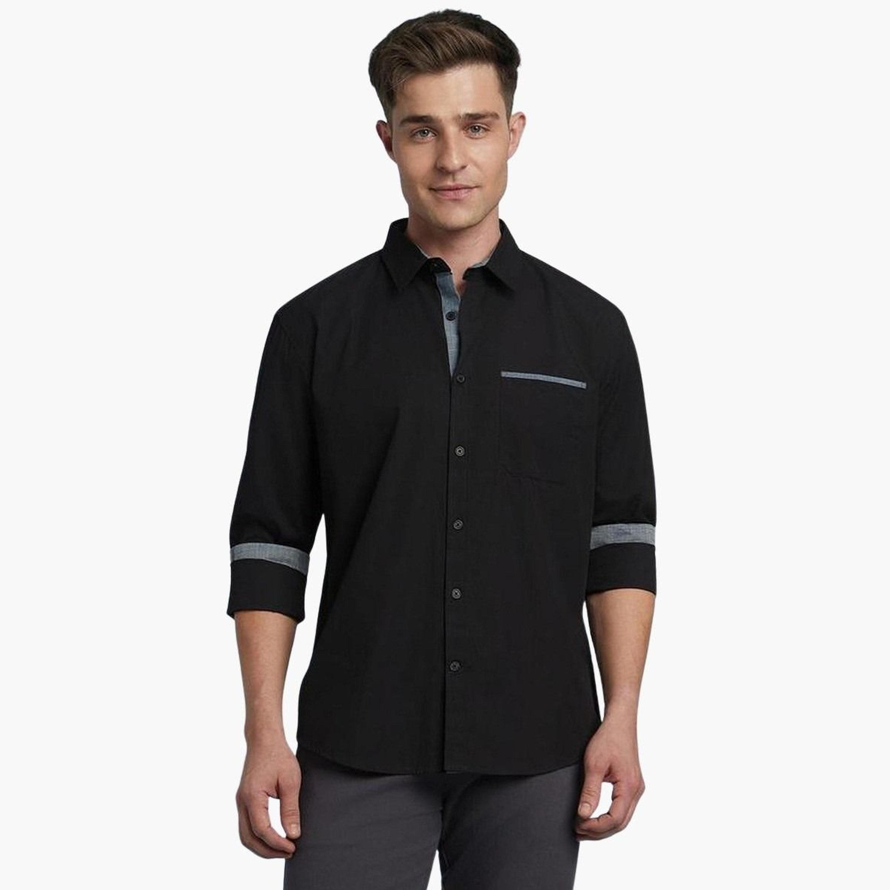 دينيس لينغو - قميص كاجوال كلاسيكي بقصّة عادية للرجال-men-clothing-shirts-image-1
