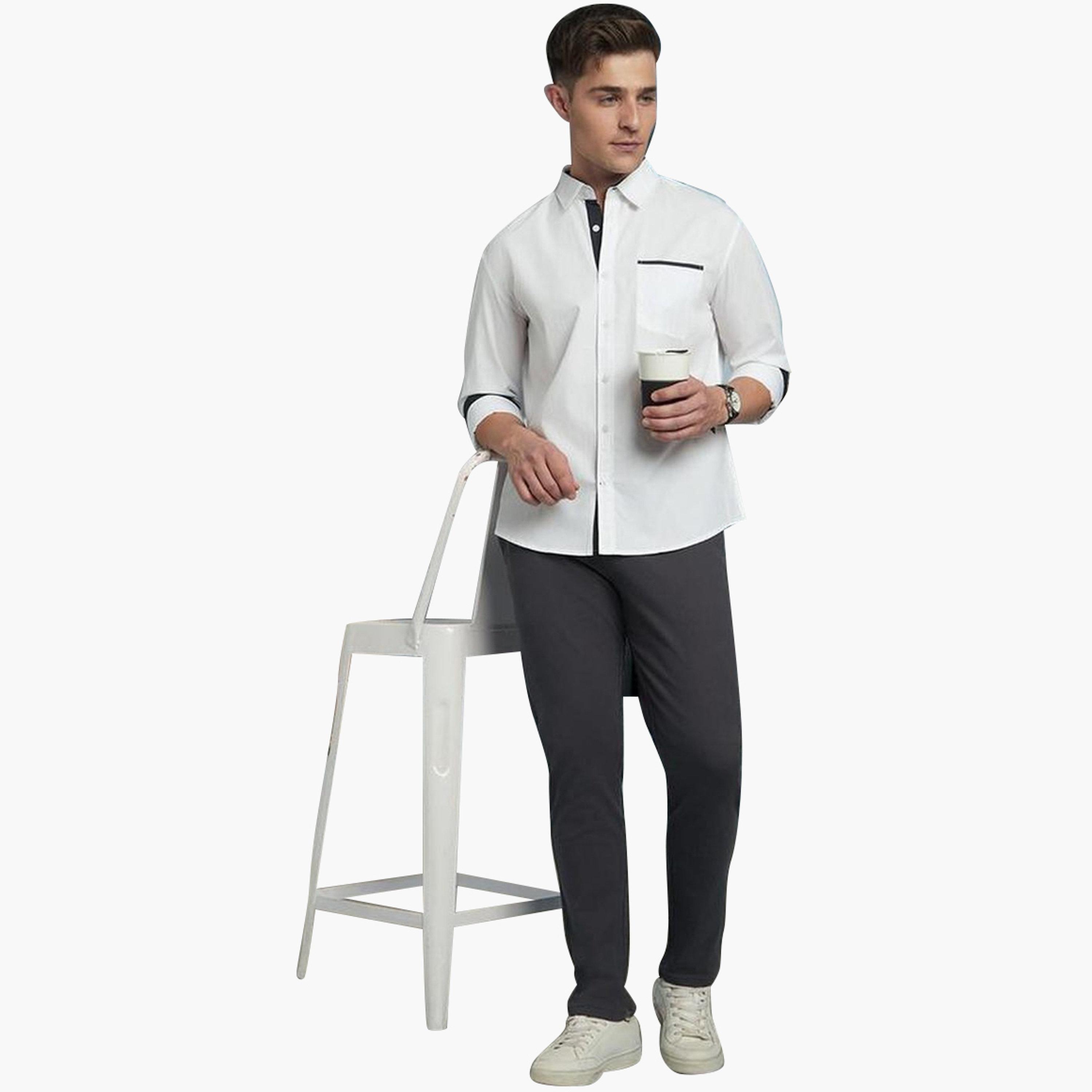 دينيس لينغو - قميص كاجوال كلاسيكي بقصّة عادية للرجال-men-clothing-shirts-image-2