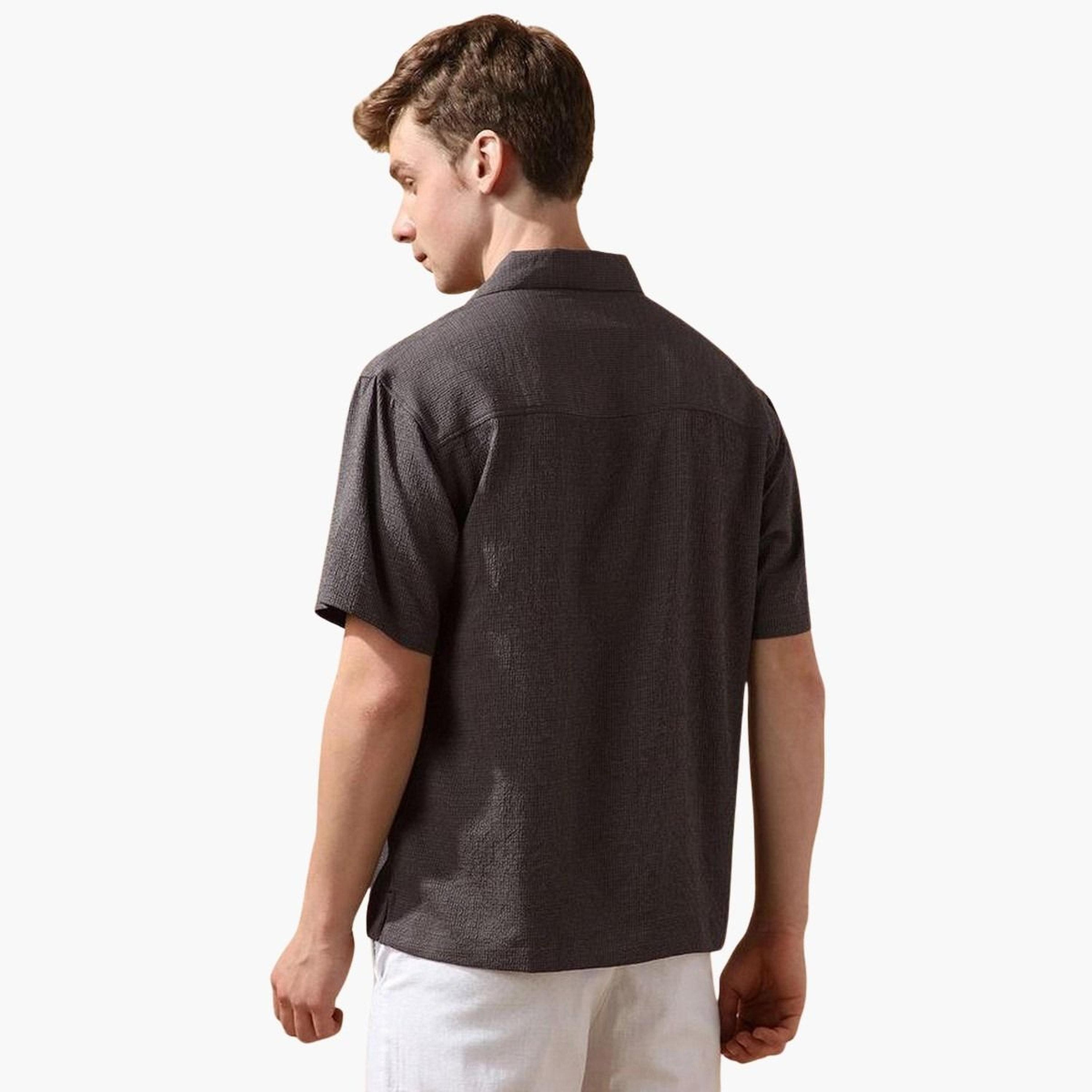 Dennis Lingo Men Relaxed Fit Textured Casual Shirt-men-clothing-shirts-image-3