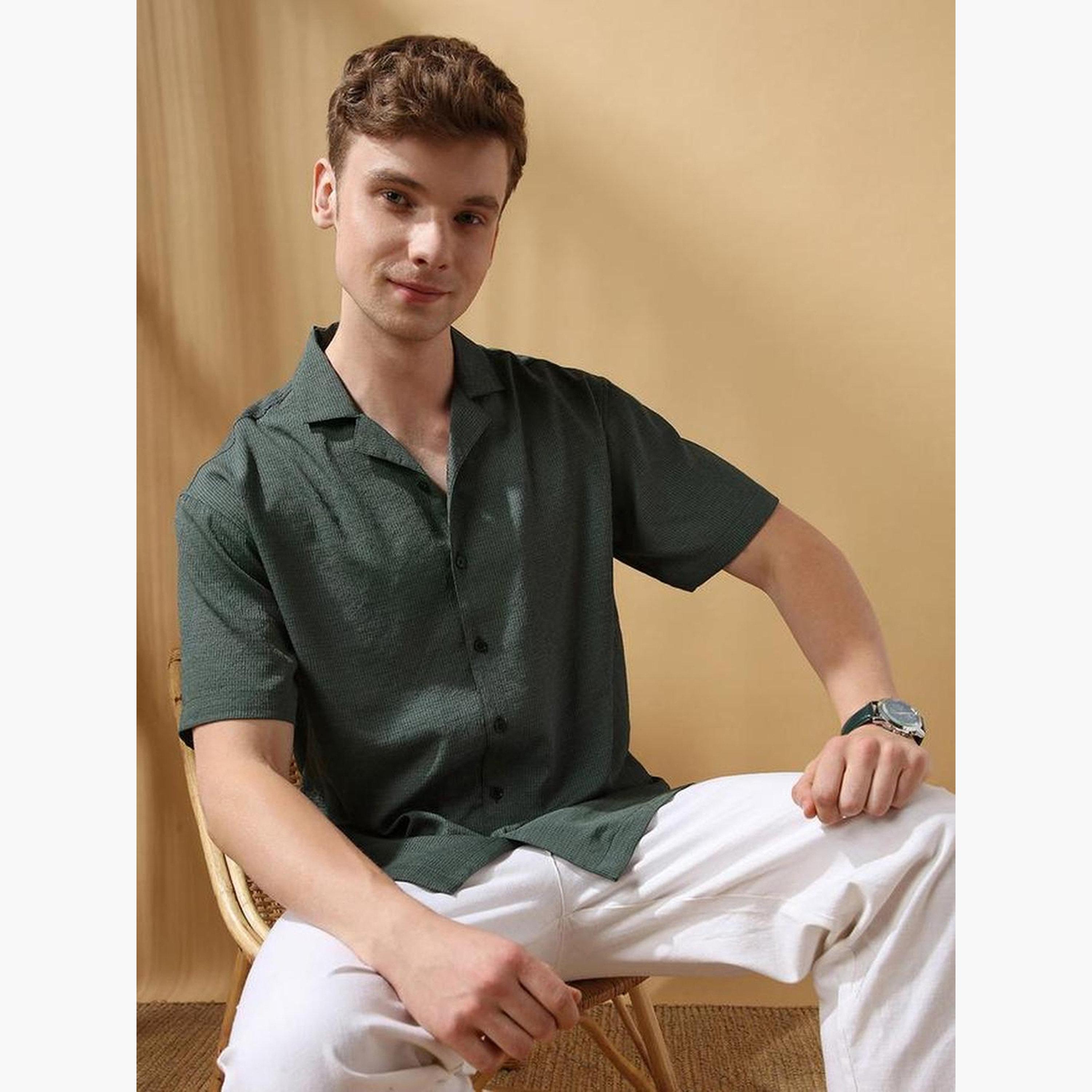 دينيس لينغو - قميص كاجوال مريح ومحكم للرجال-men-clothing-shirts-image-5