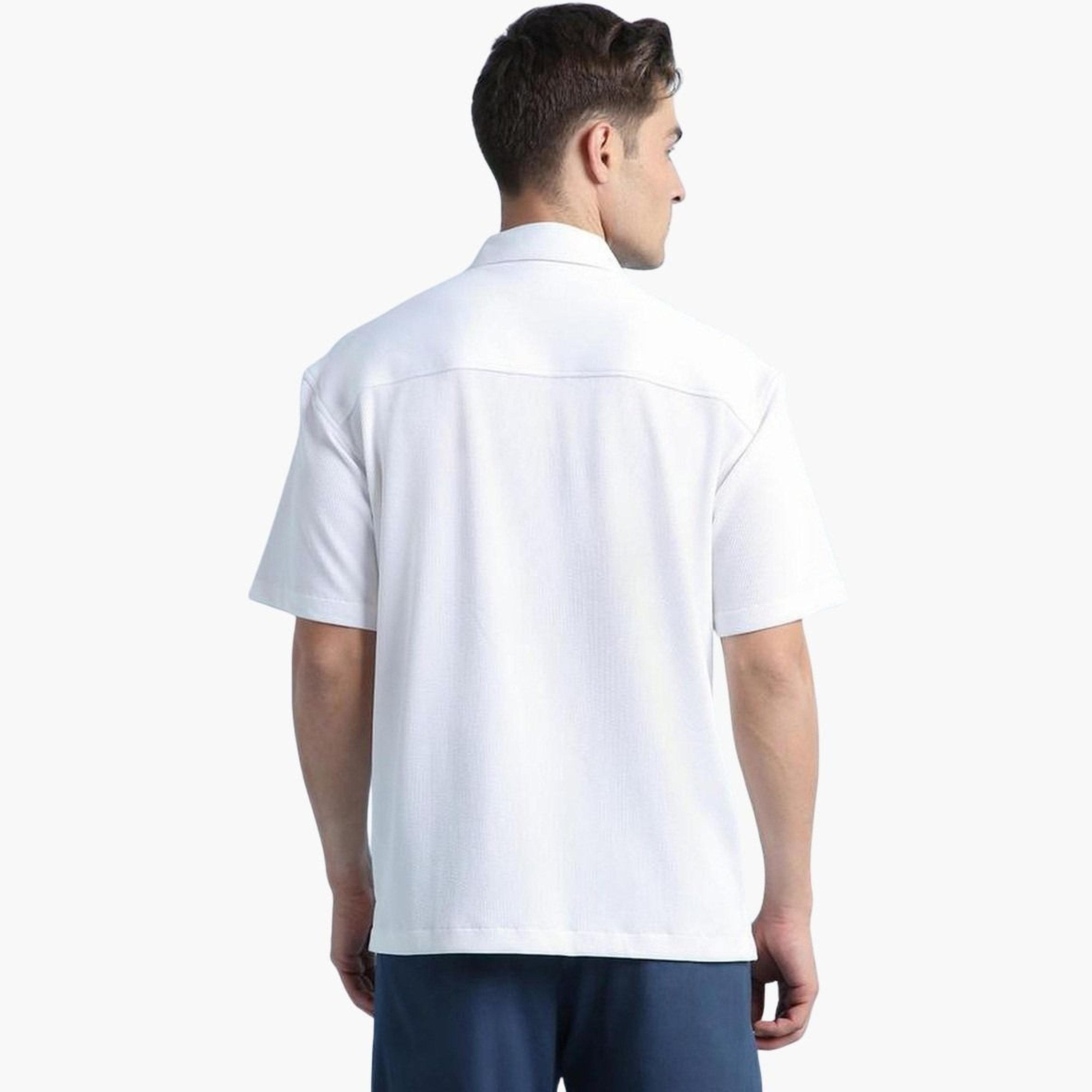 دينيس لينغو - قميص مريح بقصّة مريحة وياقة كوبية للرجال-men-clothing-shirts-image-4