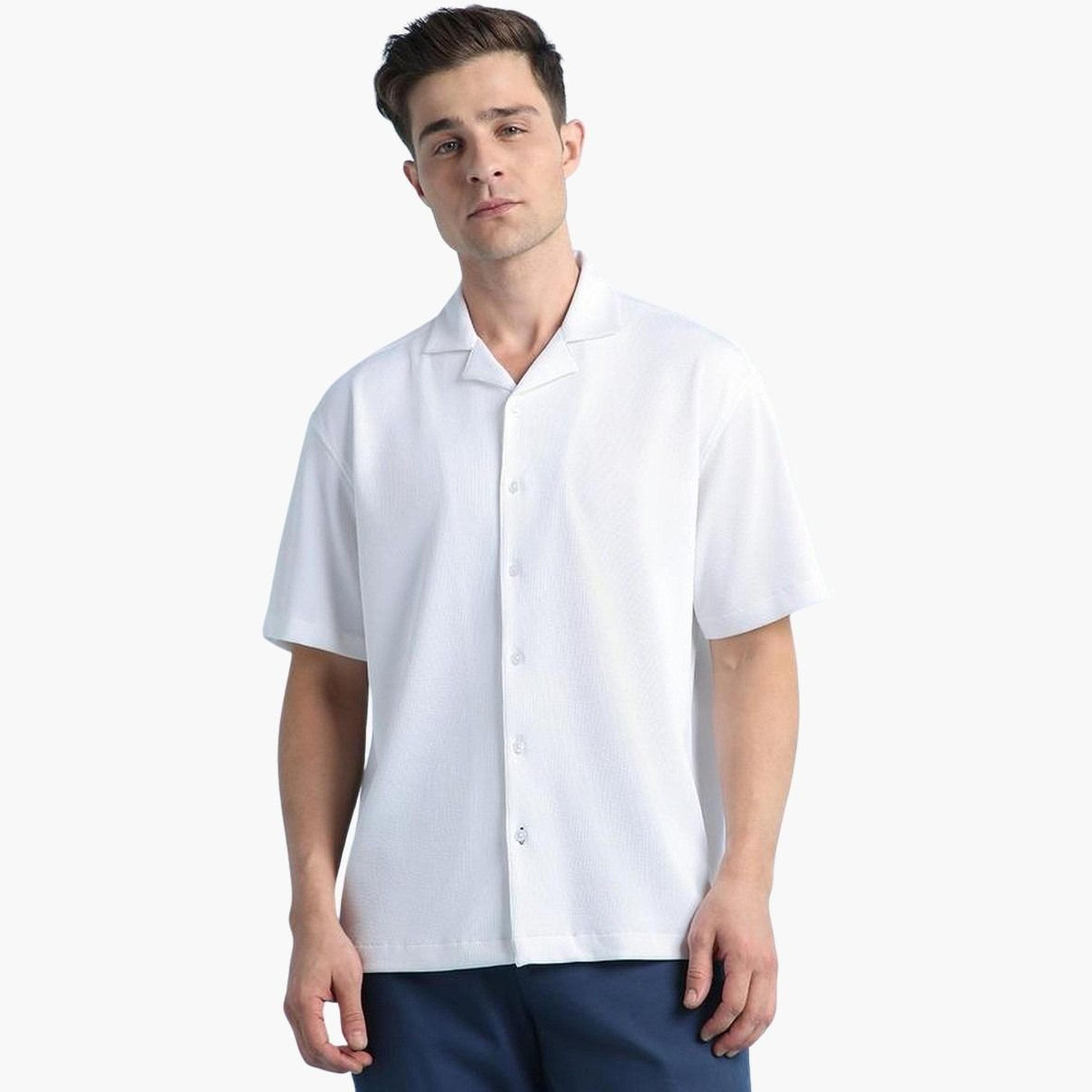 دينيس لينغو - قميص مريح بقصّة مريحة وياقة كوبية للرجال-men-clothing-shirts-image-6