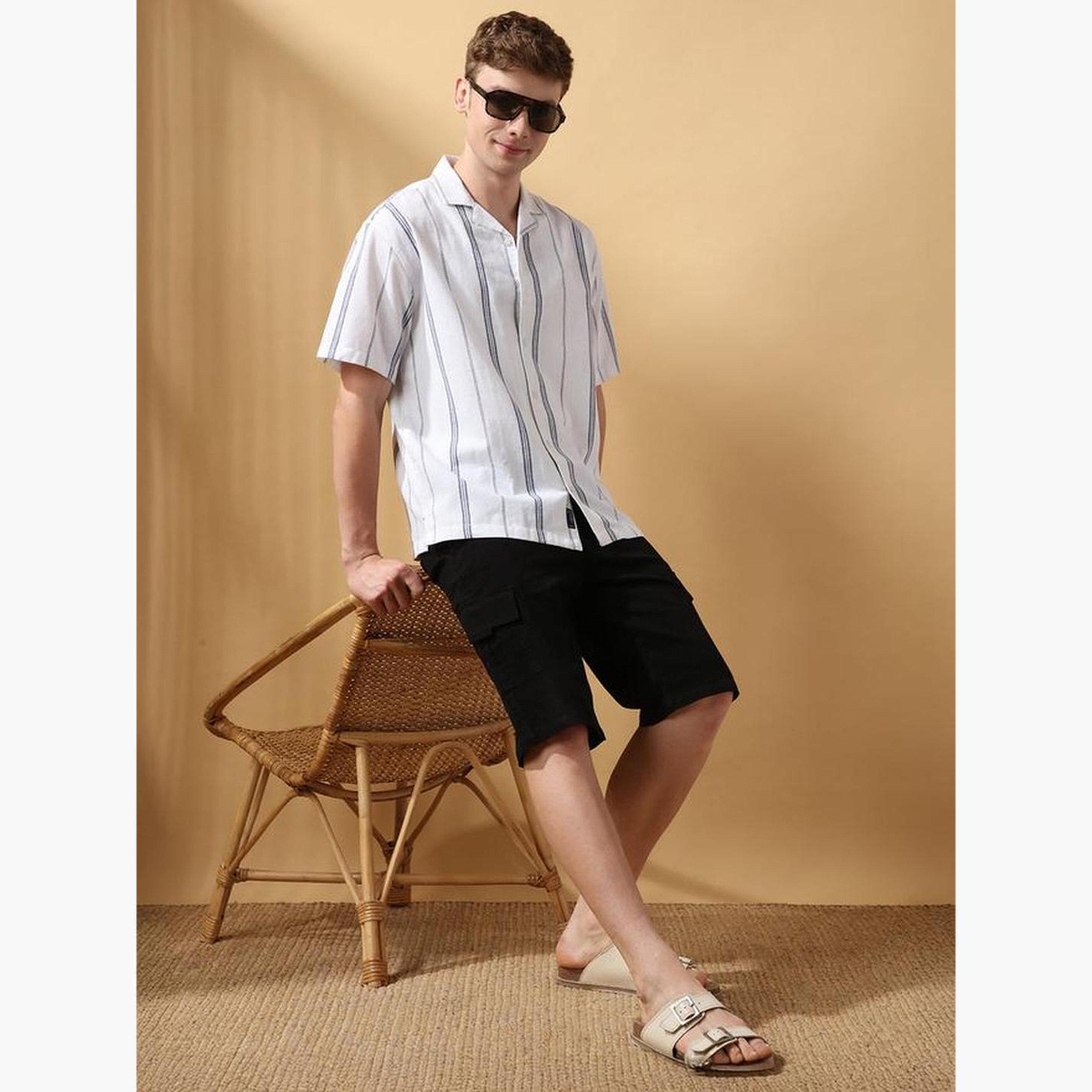 Dennis Lingo Men Striped Relaxed Fit Casual Shirt-men-clothing-shirts-image-2
