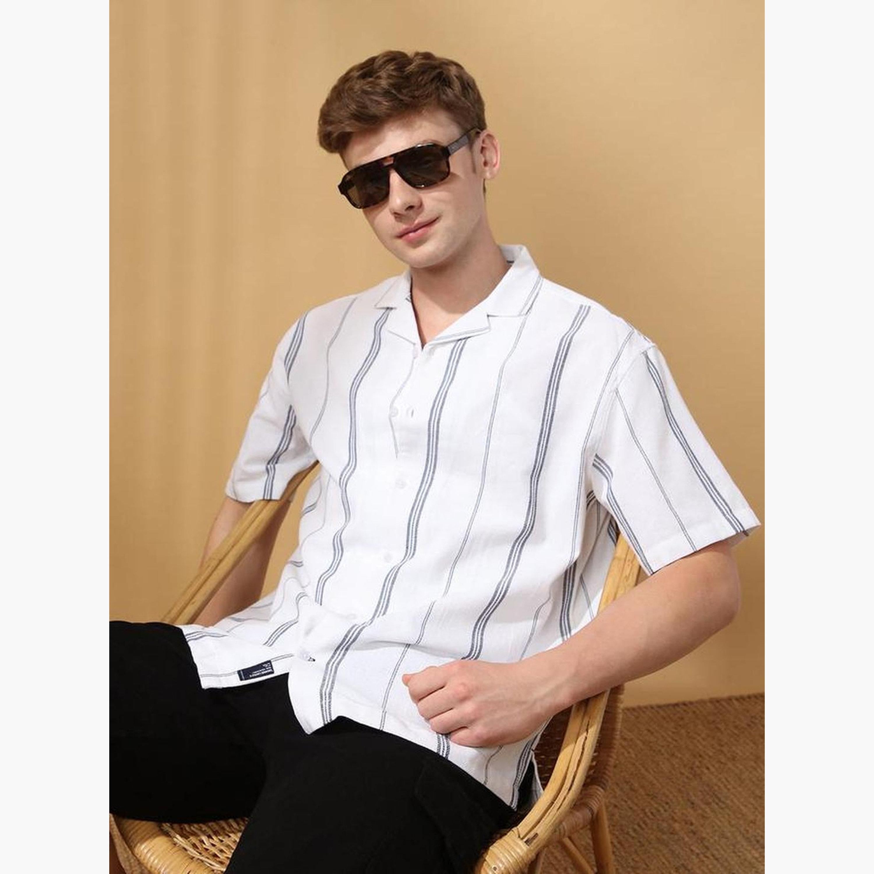 Dennis Lingo Men Striped Relaxed Fit Casual Shirt-men-clothing-shirts-image-5