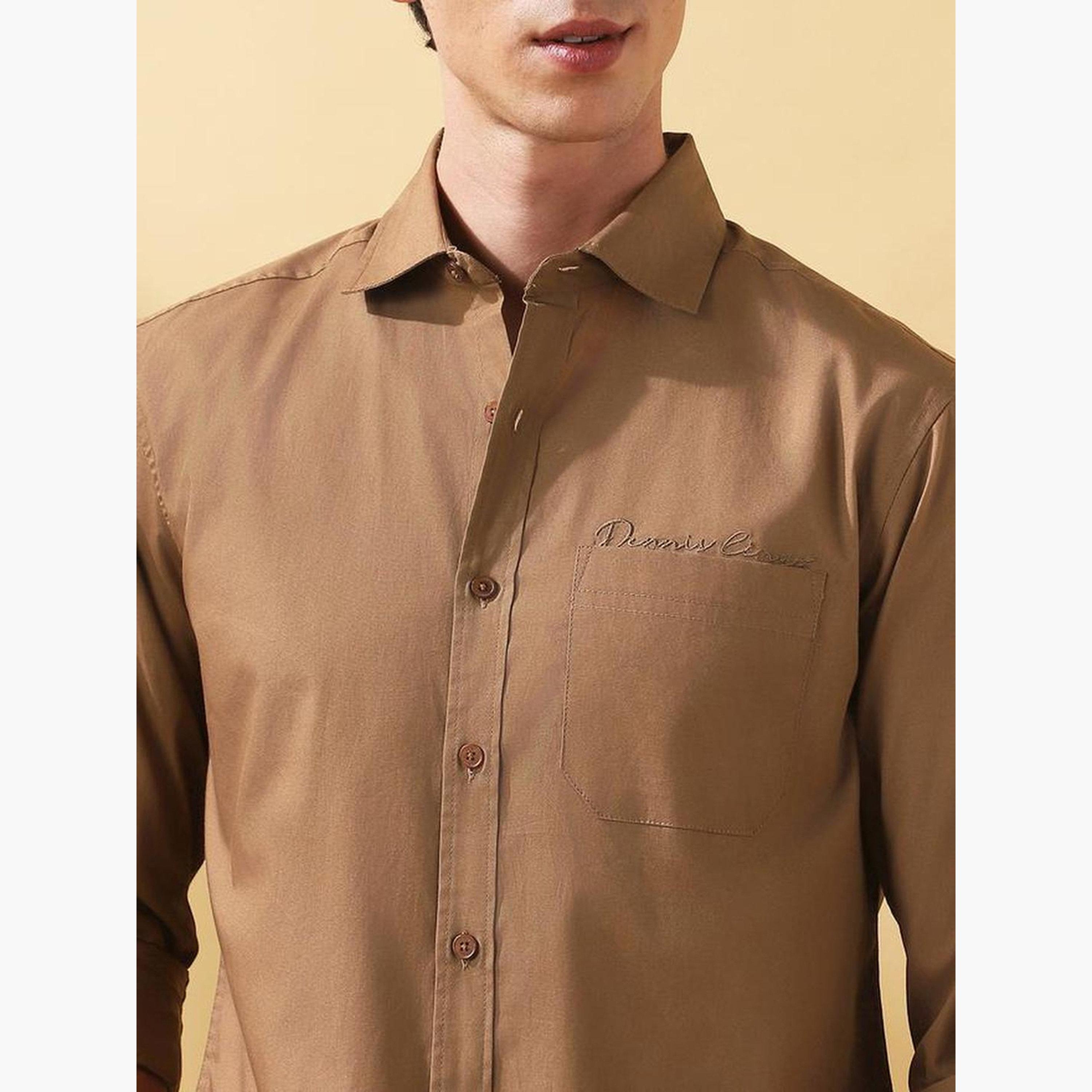 دينيس لينغو - قميص كاجوال بقصّة عادية وياقة منتشرة للرجال-men-clothing-shirts-image-4