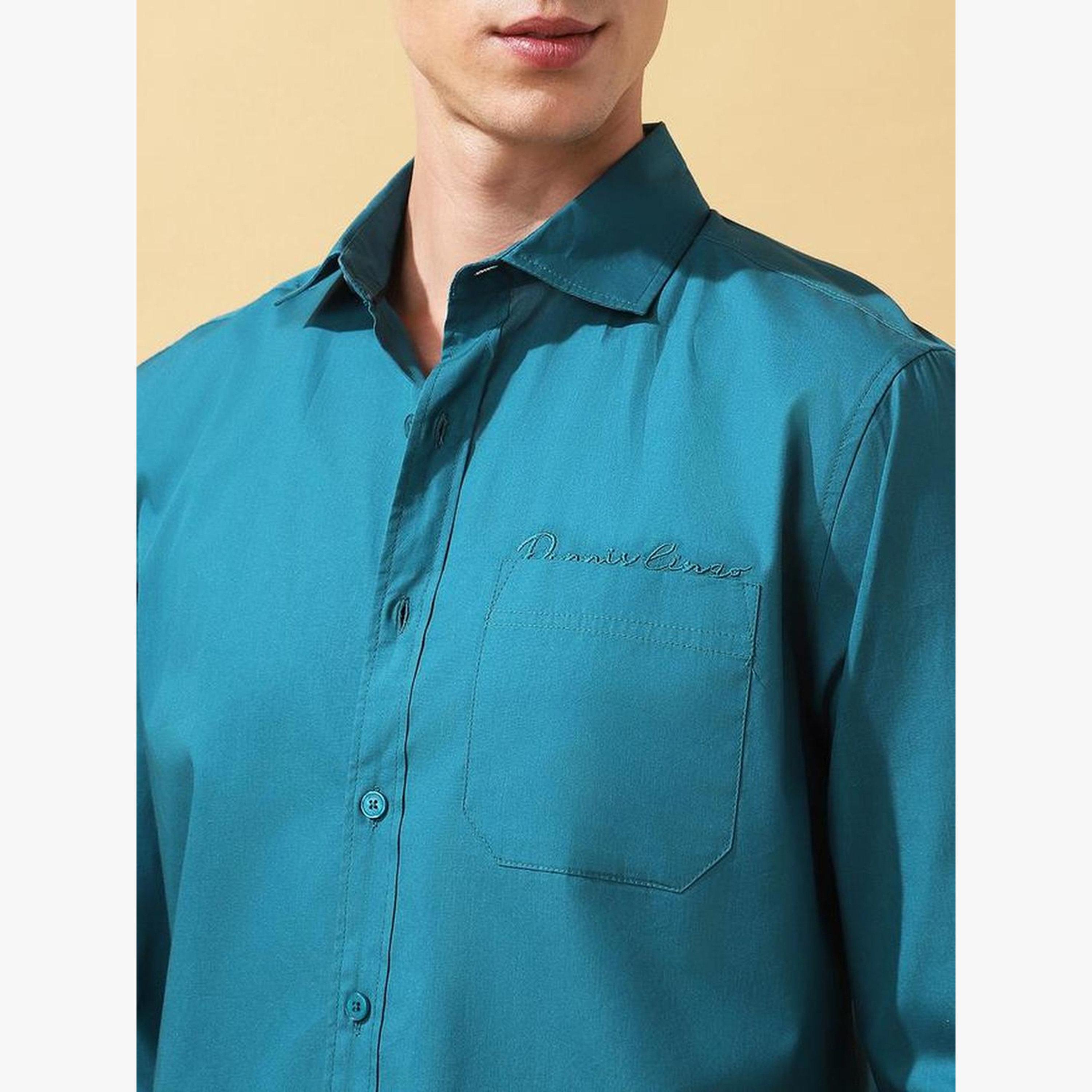 قميص بياقة كلاسيكية بقصة عادية-men-clothing-shirts-image-4