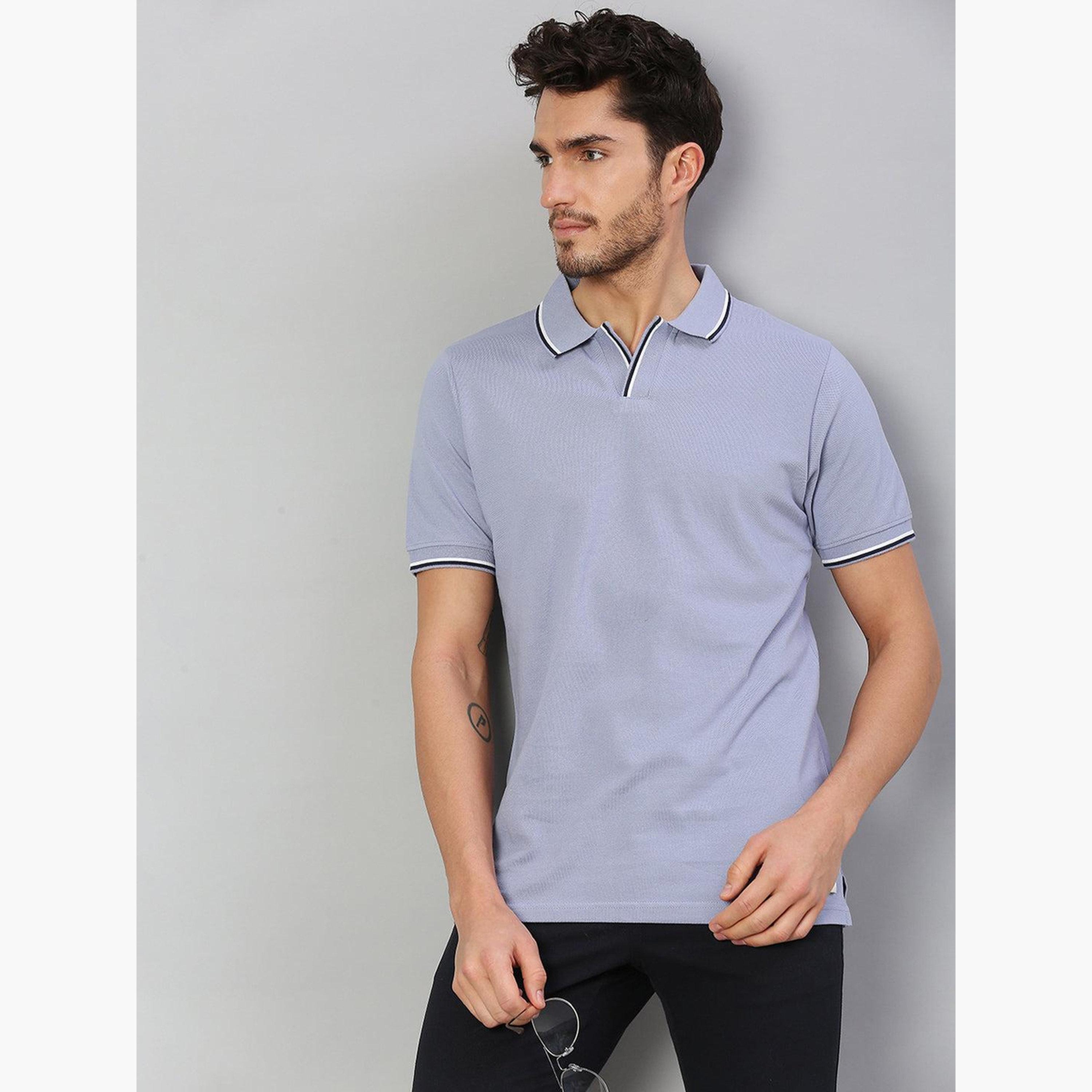 Dennis Lingo Men Cotton Regular Fit Polo-men-clothing-shirts-image-1