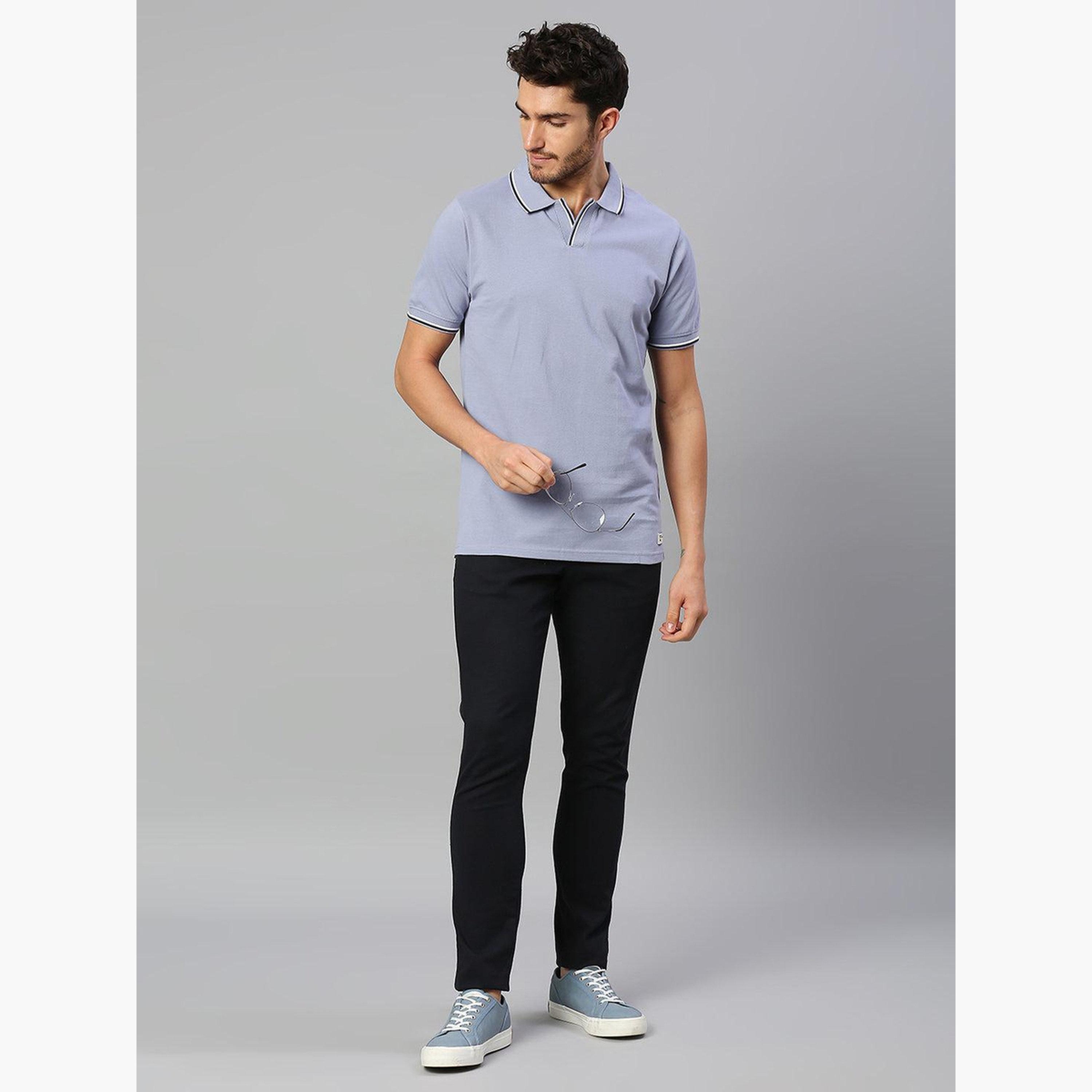 Dennis Lingo Men Cotton Regular Fit Polo-men-clothing-shirts-image-2