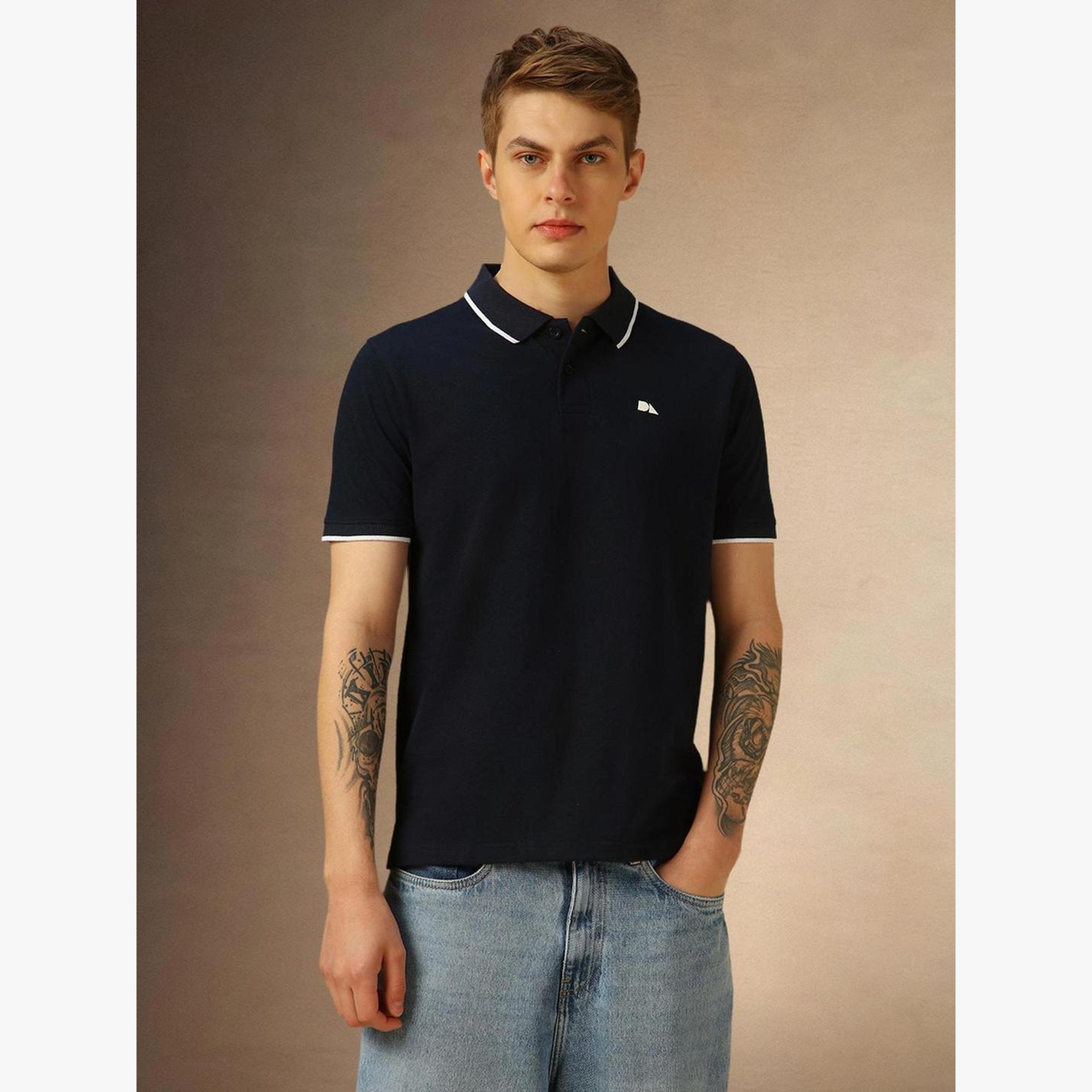 Dennis Lingo Men Tipping Detail Cotton Polo-men-clothing-tshirtsandpolos-polos-image-6
