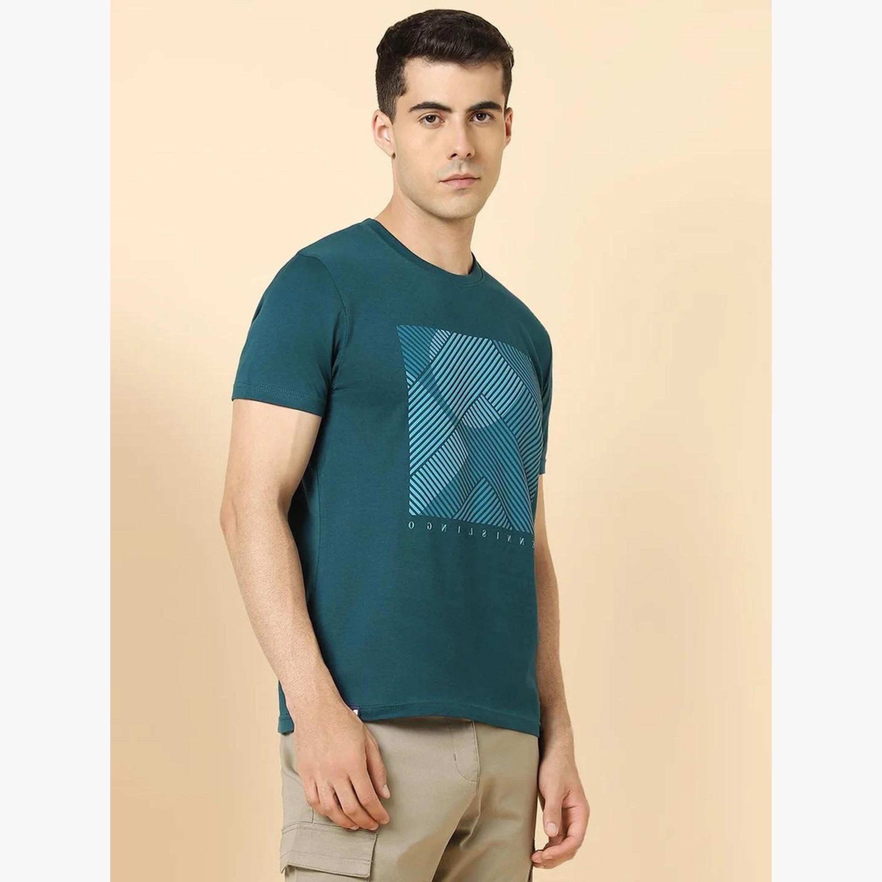 Dennis Lingo Men Regular Fit Geometric Graphic T-Shirt-men-clothing-tshirtsandpolos-tshirts-image-3