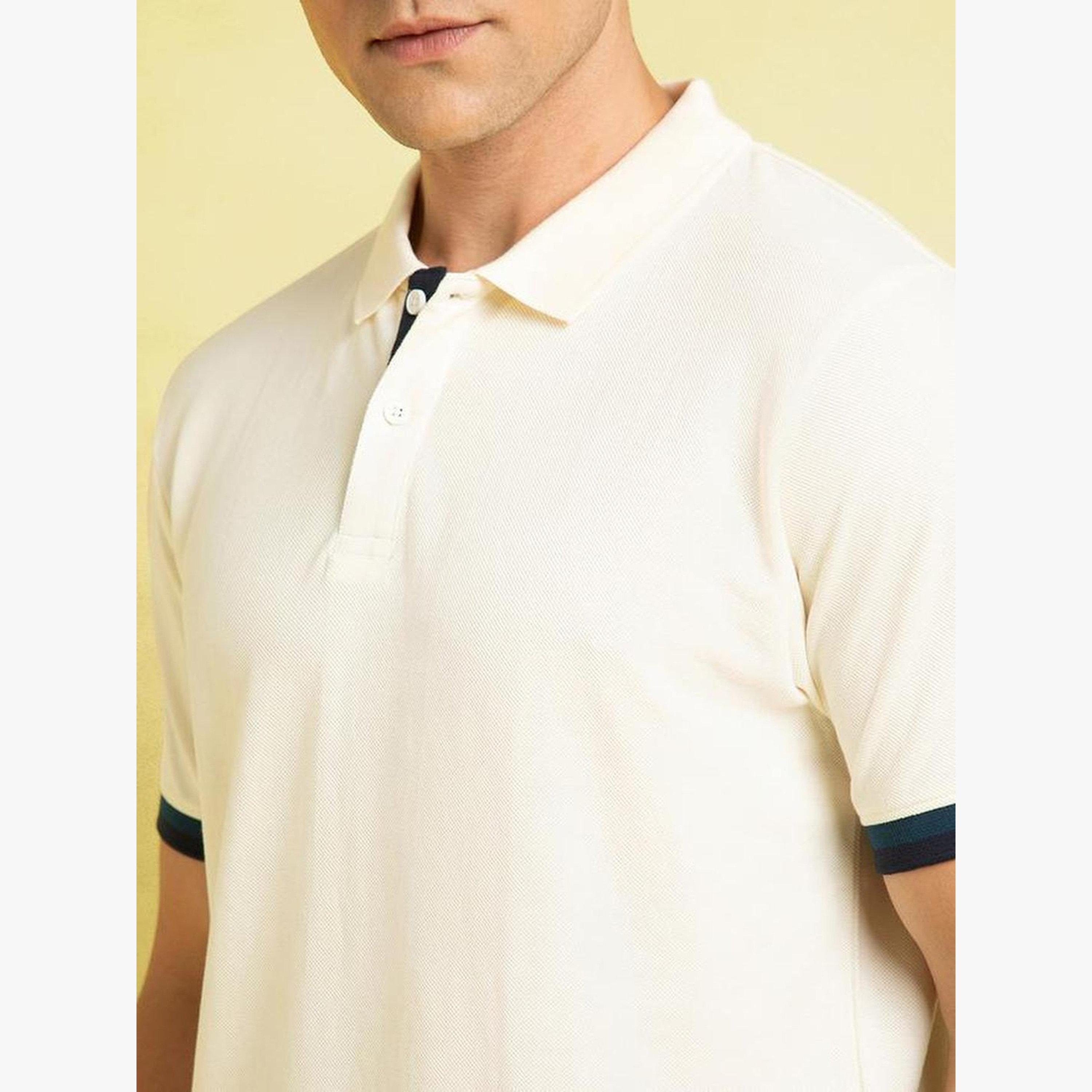بولو قطن بقصة عادية وزخارف-men-clothing-tshirtsandpolos-polos-image-5
