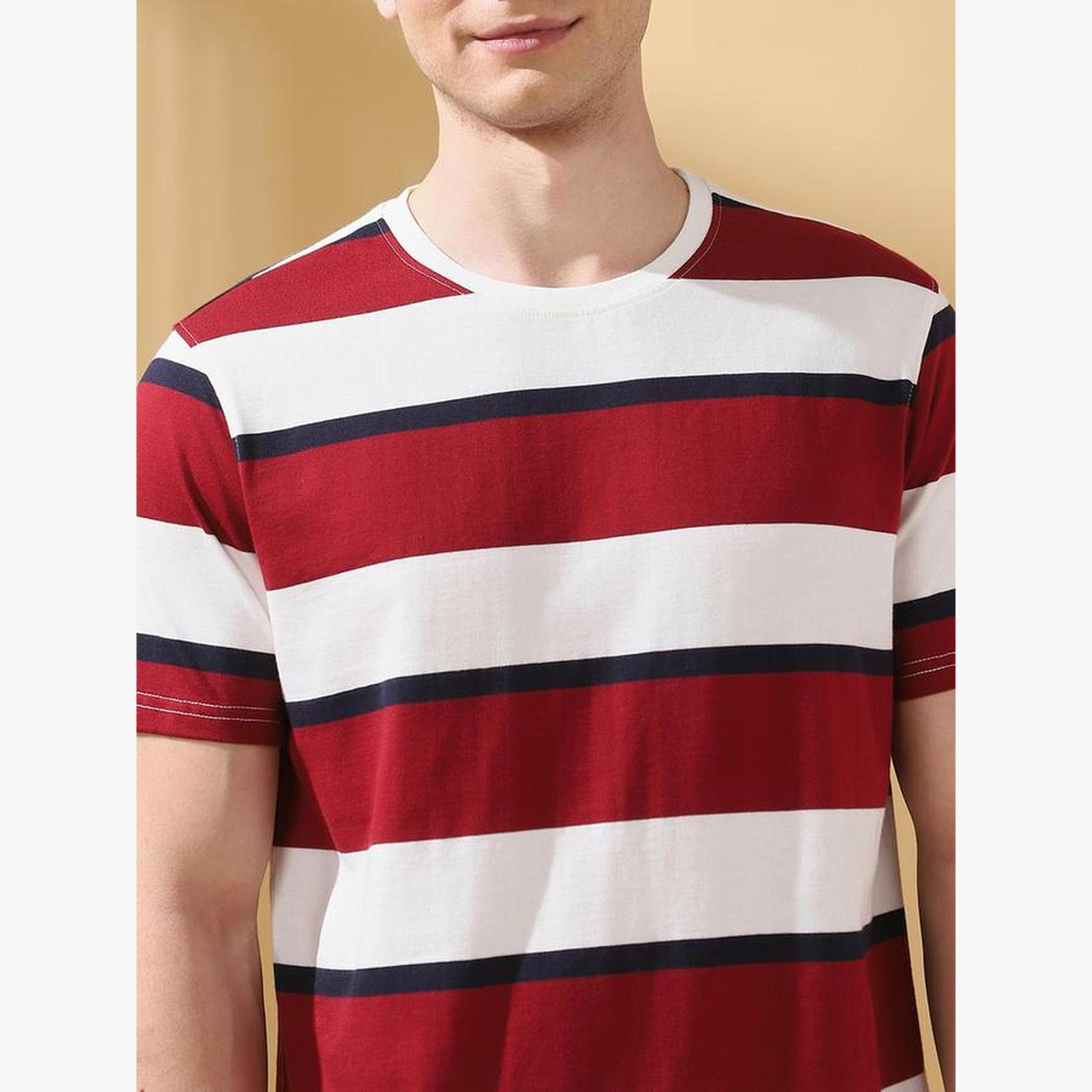 Dennis Lingo Men Striped Round Neck Cotton T-Shirt-men-clothing-tshirtsandpolos-tshirts-image-4