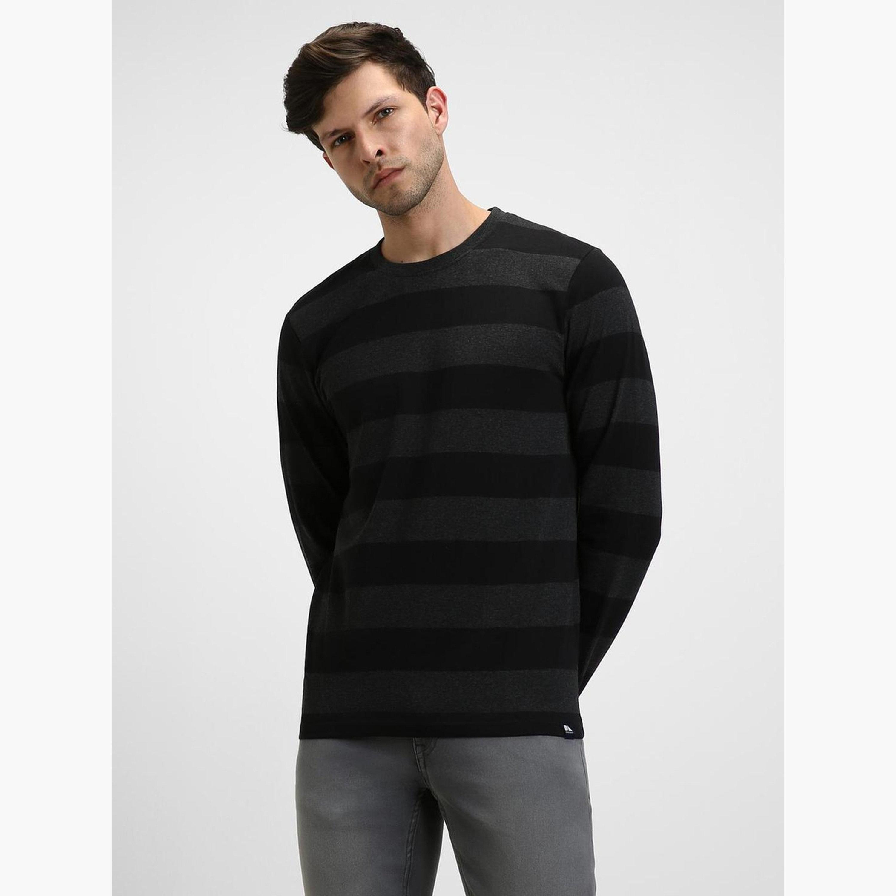 دينيس لينغو - تي شيرت قطن رجالي مخطط برقبة دائرية-men-clothing-tshirtsandpolos-tshirts-image-1