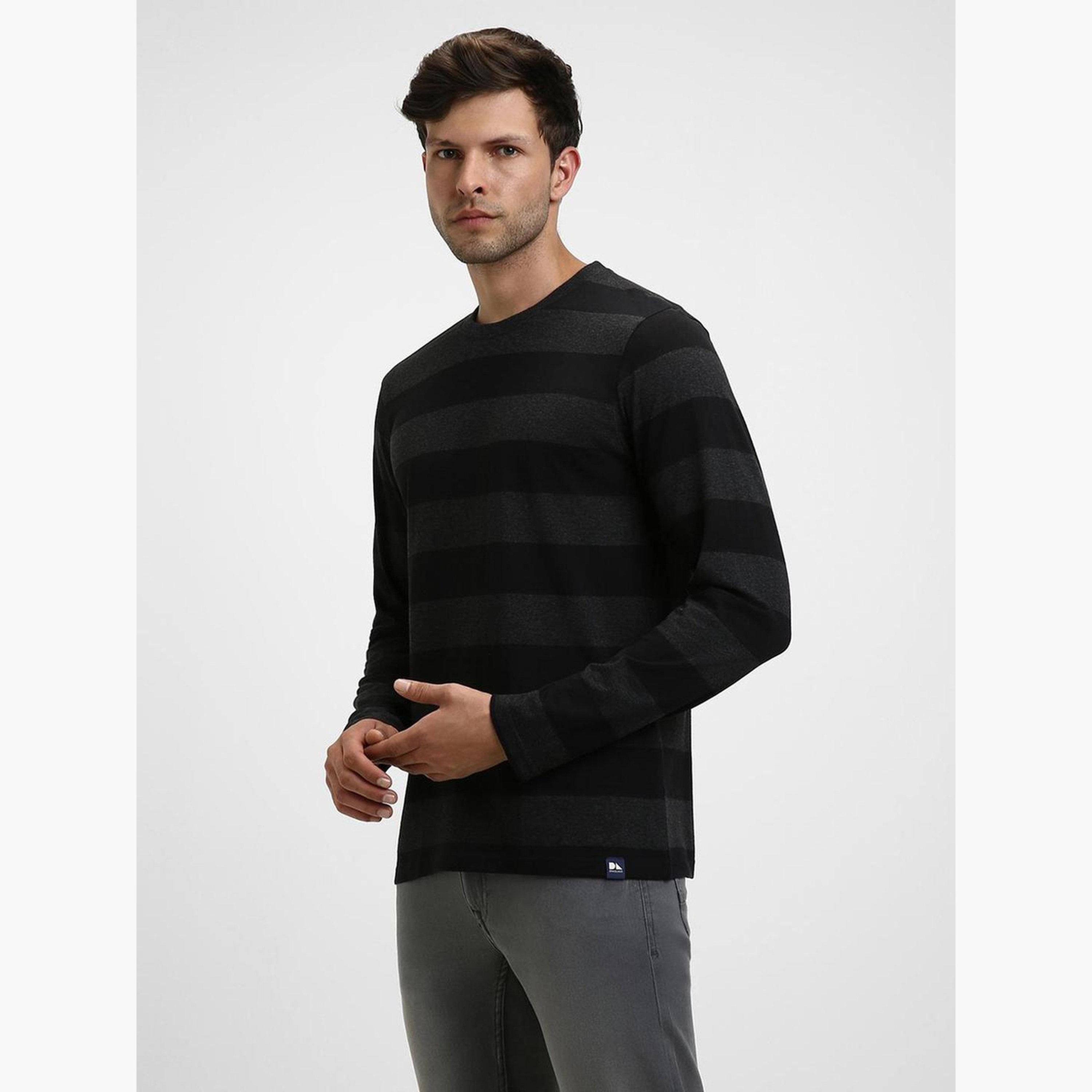 دينيس لينغو - تي شيرت قطن رجالي مخطط برقبة دائرية-men-clothing-tshirtsandpolos-tshirts-image-3