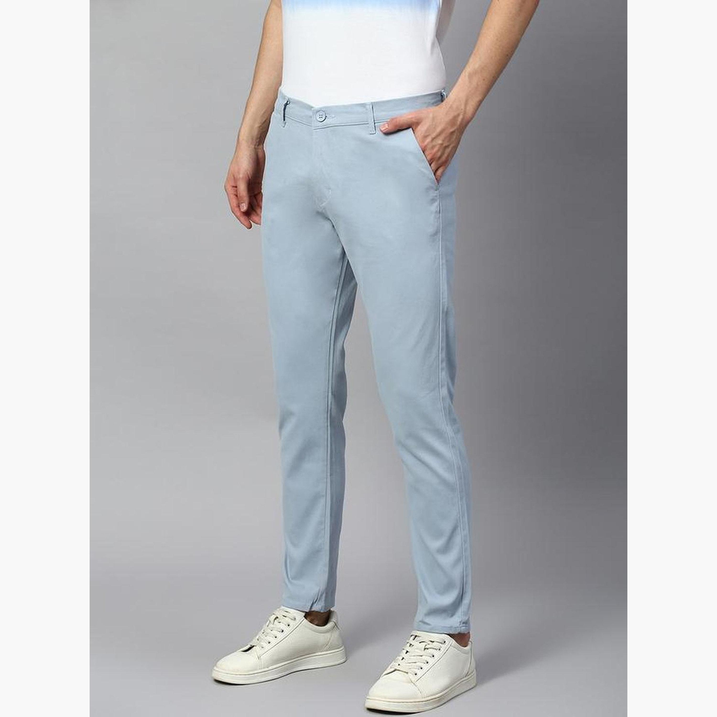 Dennis Lingo Men Solid Tapered Fit Pants-men-clothing-bottoms-trousersandchinos-trousers-image-1