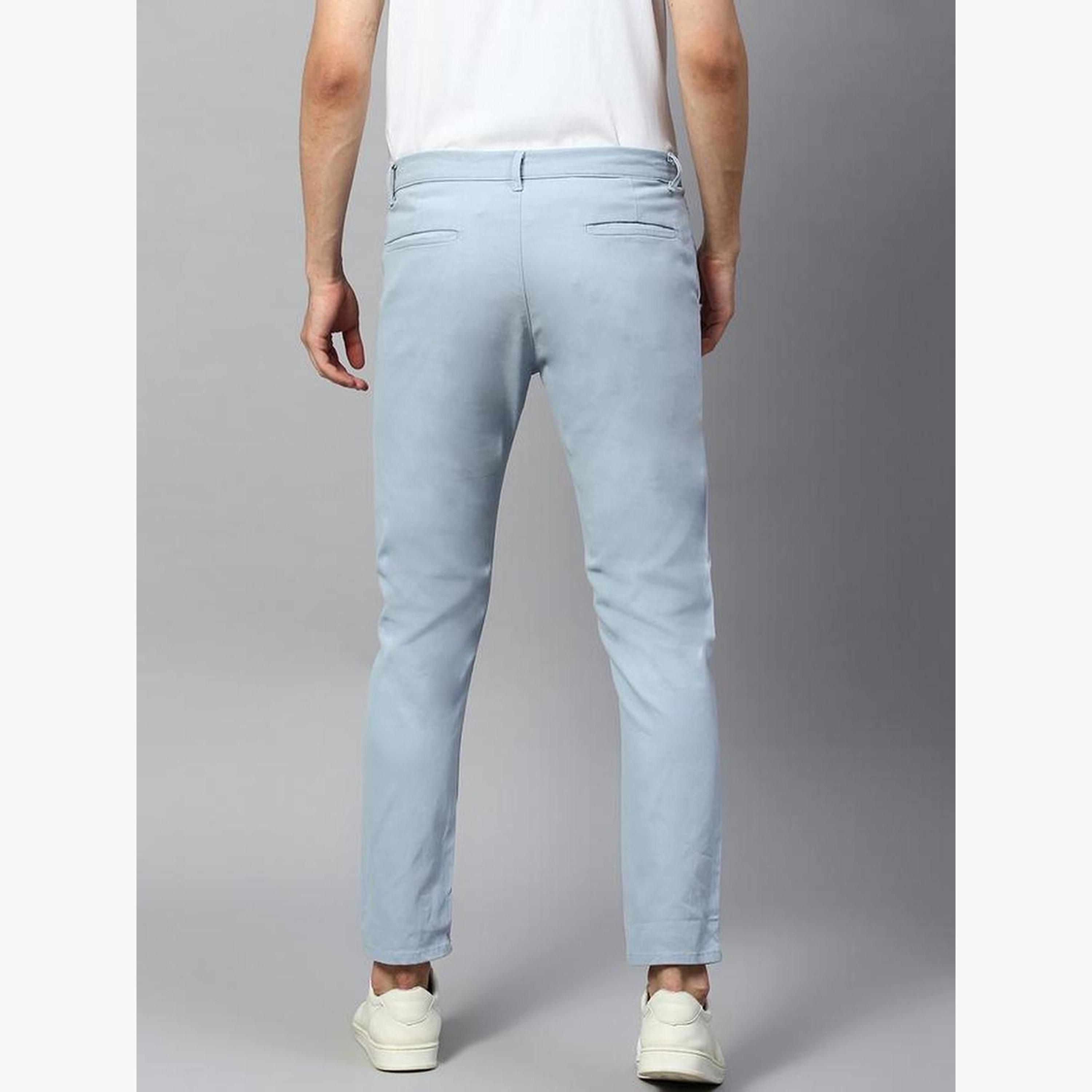 Dennis Lingo Men Solid Tapered Fit Pants-men-clothing-bottoms-trousersandchinos-trousers-image-3