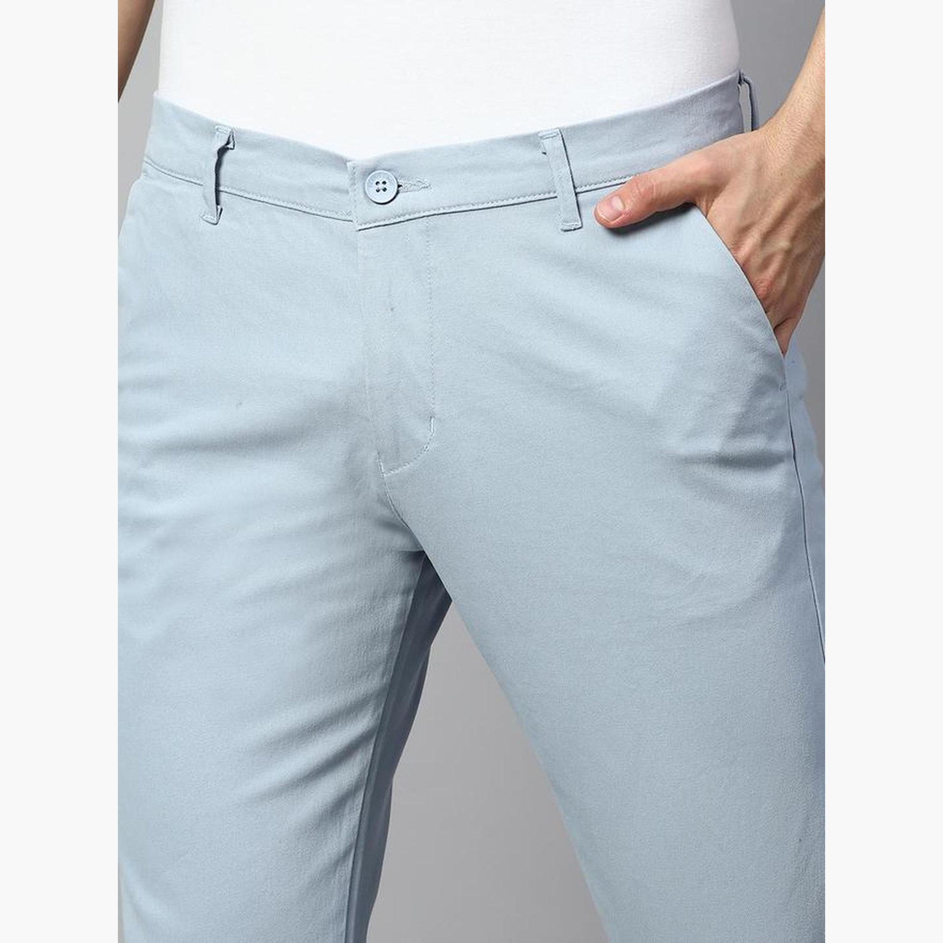 Dennis Lingo Men Solid Tapered Fit Pants-men-clothing-bottoms-trousersandchinos-trousers-image-5