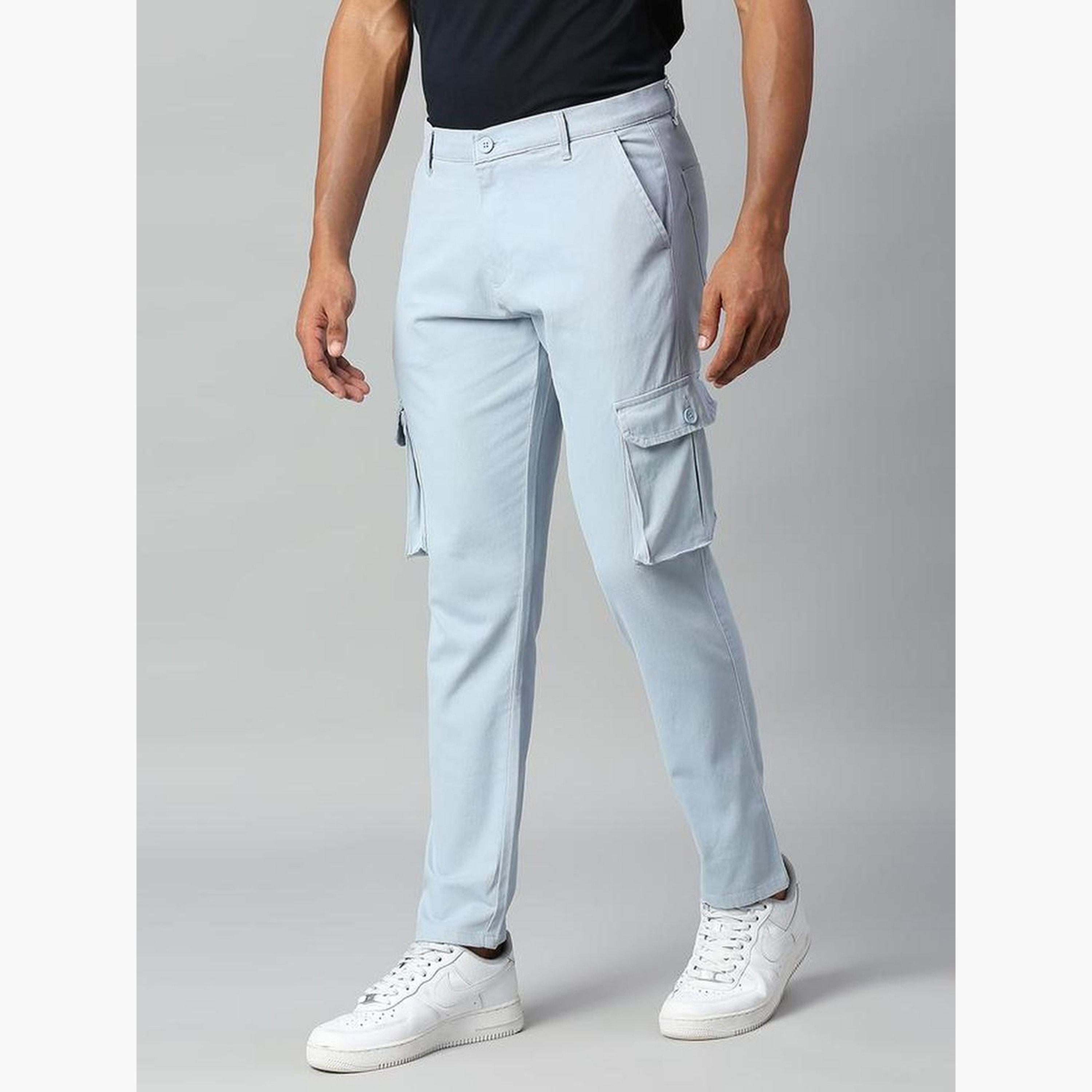 دينيس لينغو - بنطال كارغو بقصّة مدببة للرجال-men-clothing-bottoms-trousersandchinos-trousers-image-1