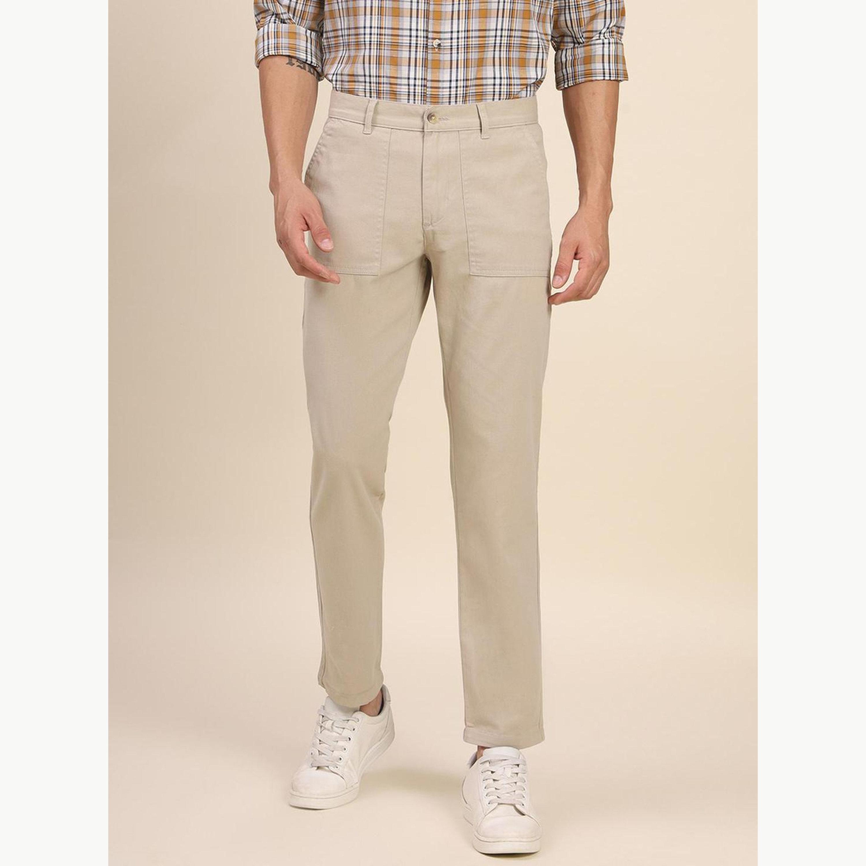 بنطال بقصة سليم فت وخصر متوسط-men-clothing-bottoms-trousersandchinos-trousers-image-1
