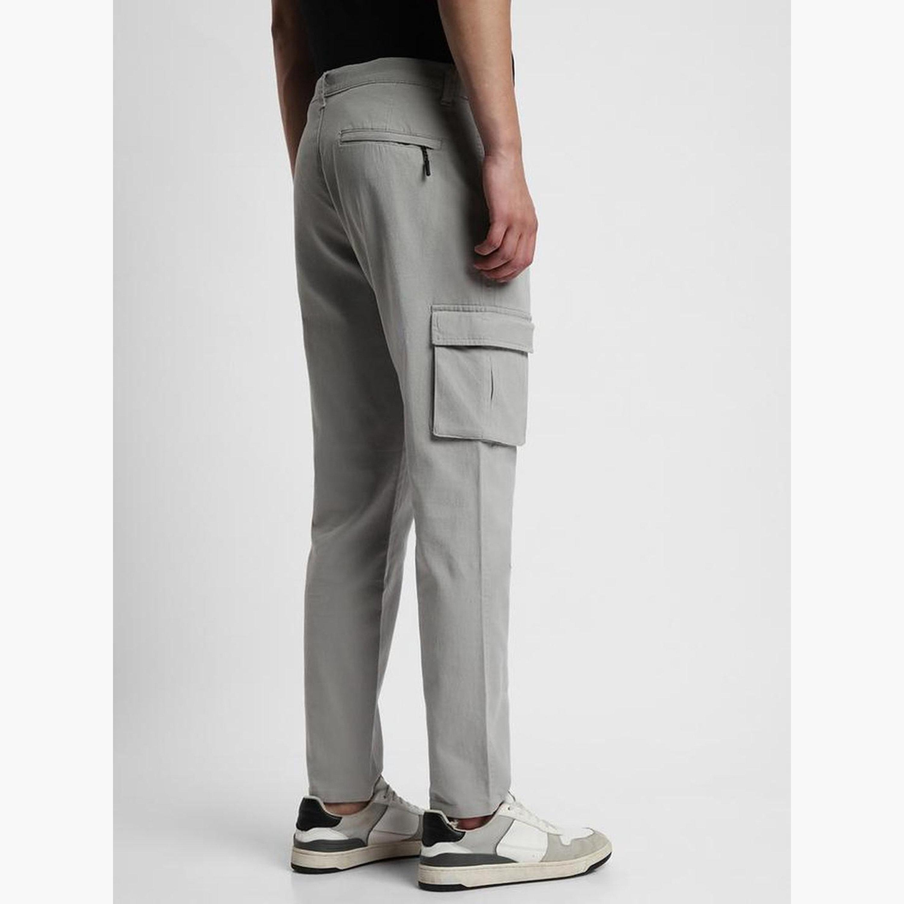 Dennis Lingo Men Mid Rise Slim Fit Cotton Cargo Pants-men-clothing-bottoms-trousersandchinos-trousers-image-4