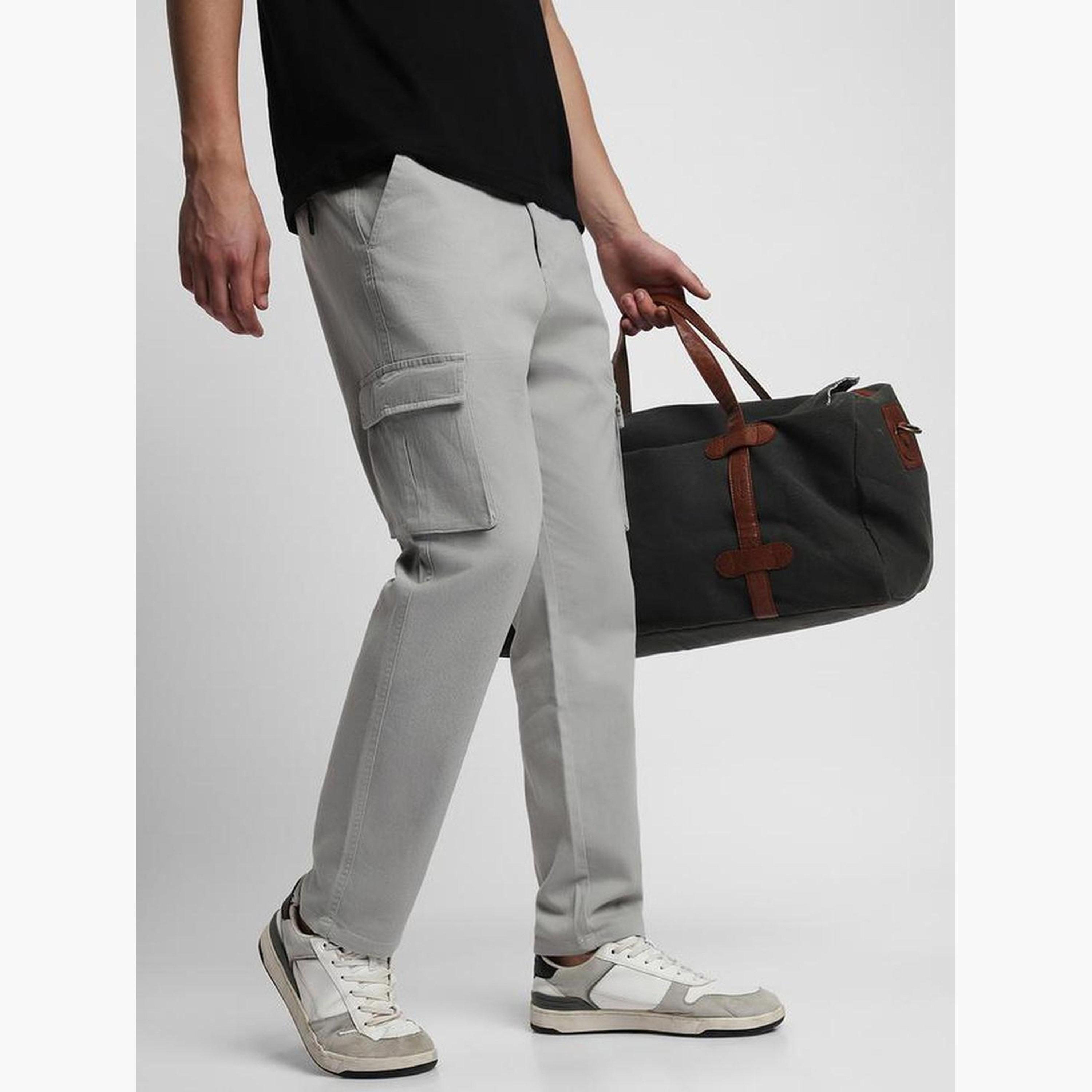 Dennis Lingo Men Mid Rise Slim Fit Cotton Cargo Pants-men-clothing-bottoms-trousersandchinos-trousers-image-5