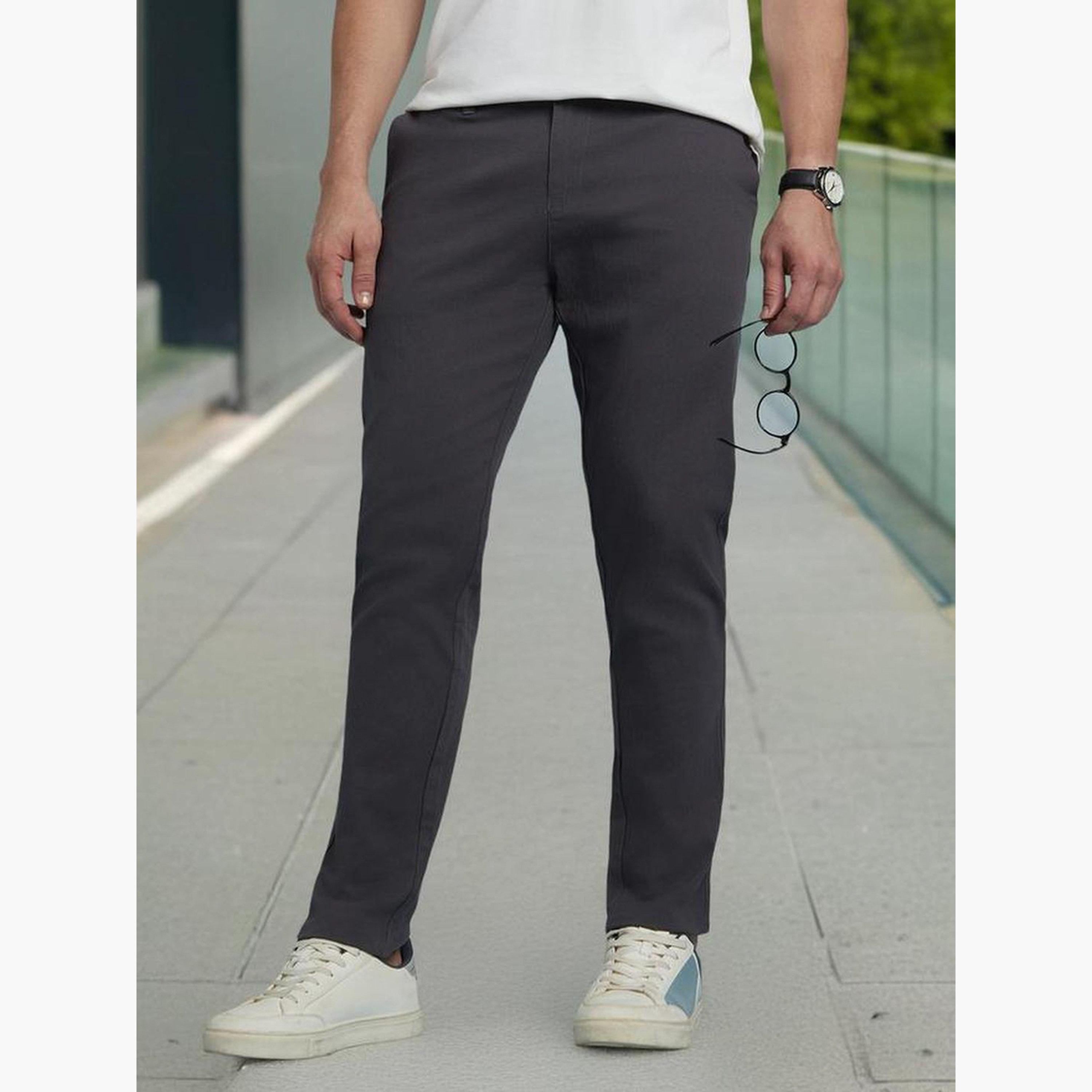 دينيس لينغو - بنطال تشينو رجالي رمادي اللون تصميم نحيف-men-clothing-bottoms-trousersandchinos-chinos-image-2