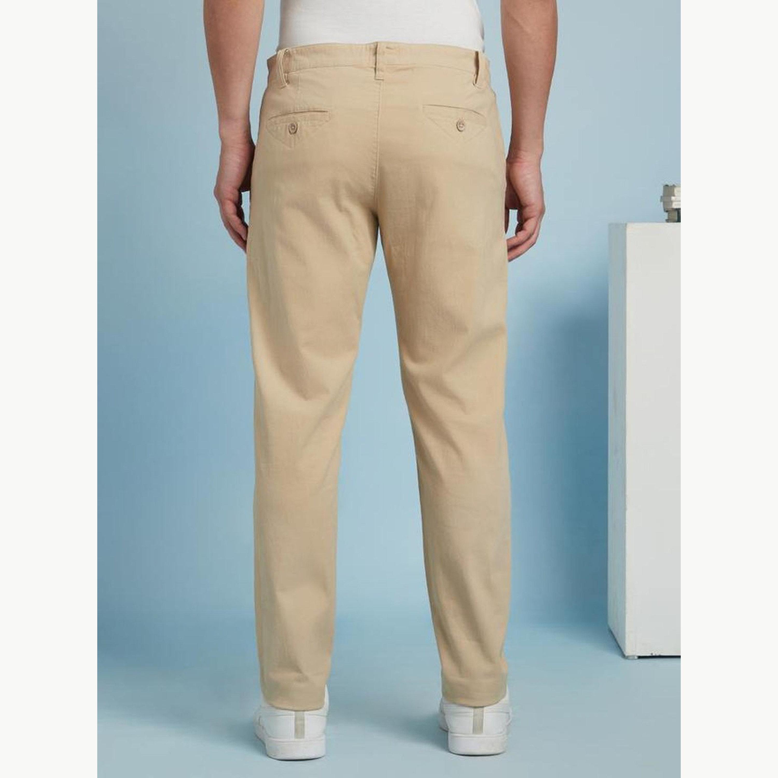 بنطال تشينو بيج سادة بقصة مستقيمة-men-clothing-bottoms-trousersandchinos-chinos-image-3