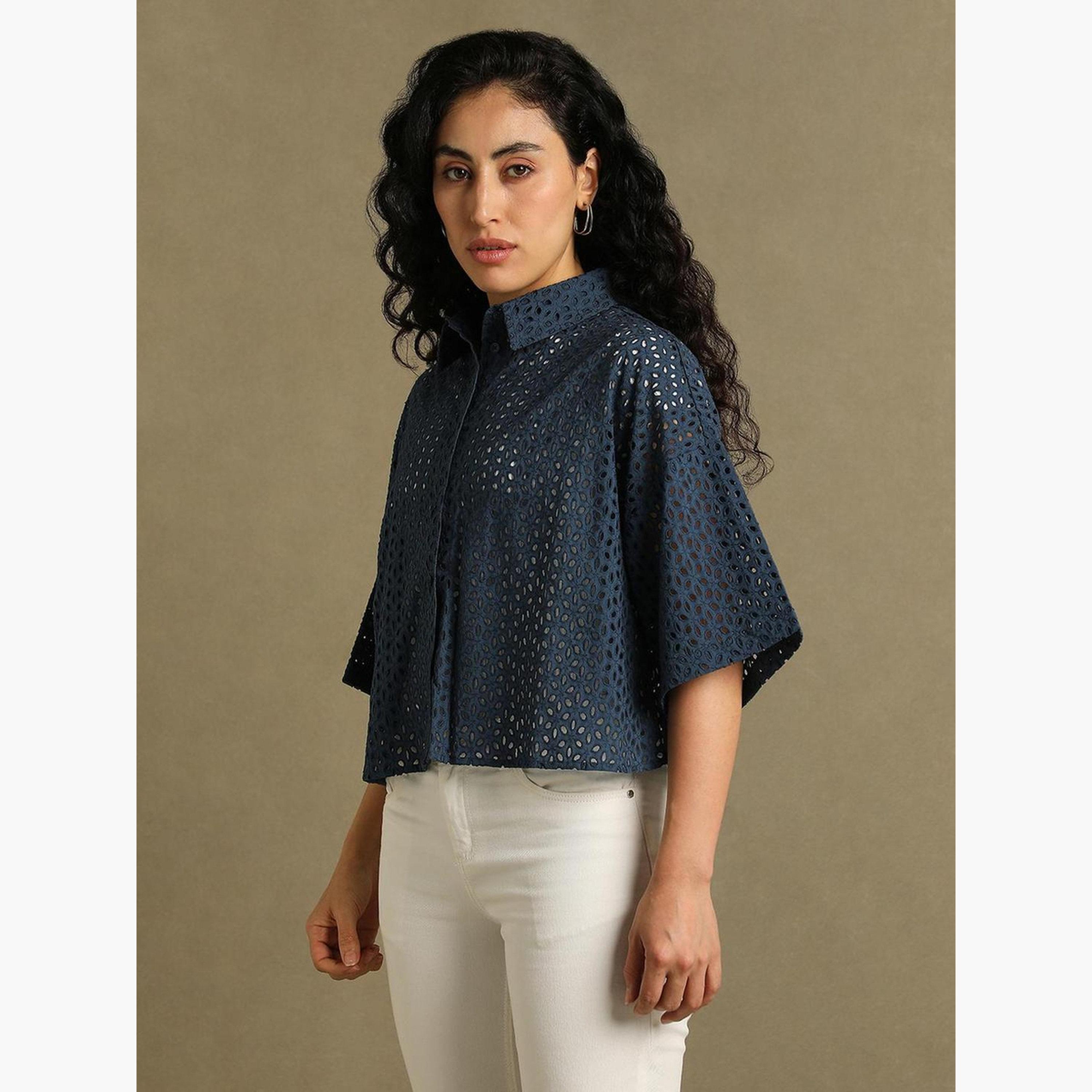 دينيس لينغو - قميص كاجوال مخطط مقاس واسع-women-clothing-shirtsandblouses-shirts-image-2
