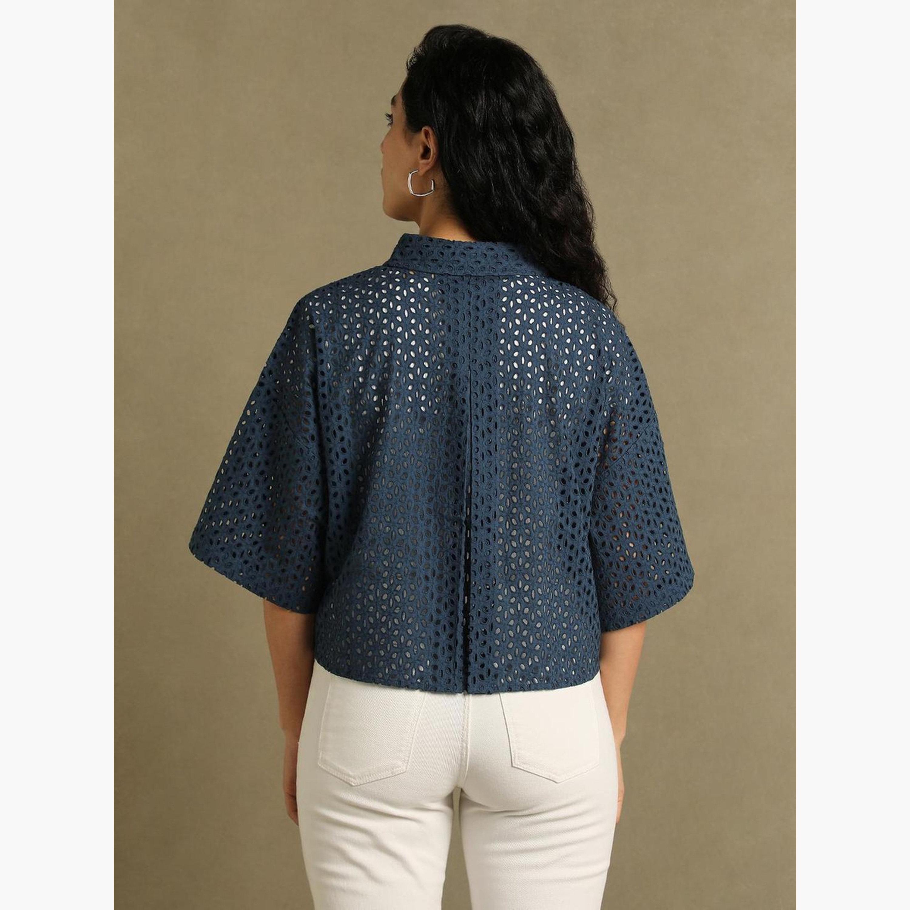 دينيس لينغو - قميص كاجوال مخطط مقاس واسع-women-clothing-shirtsandblouses-shirts-image-3