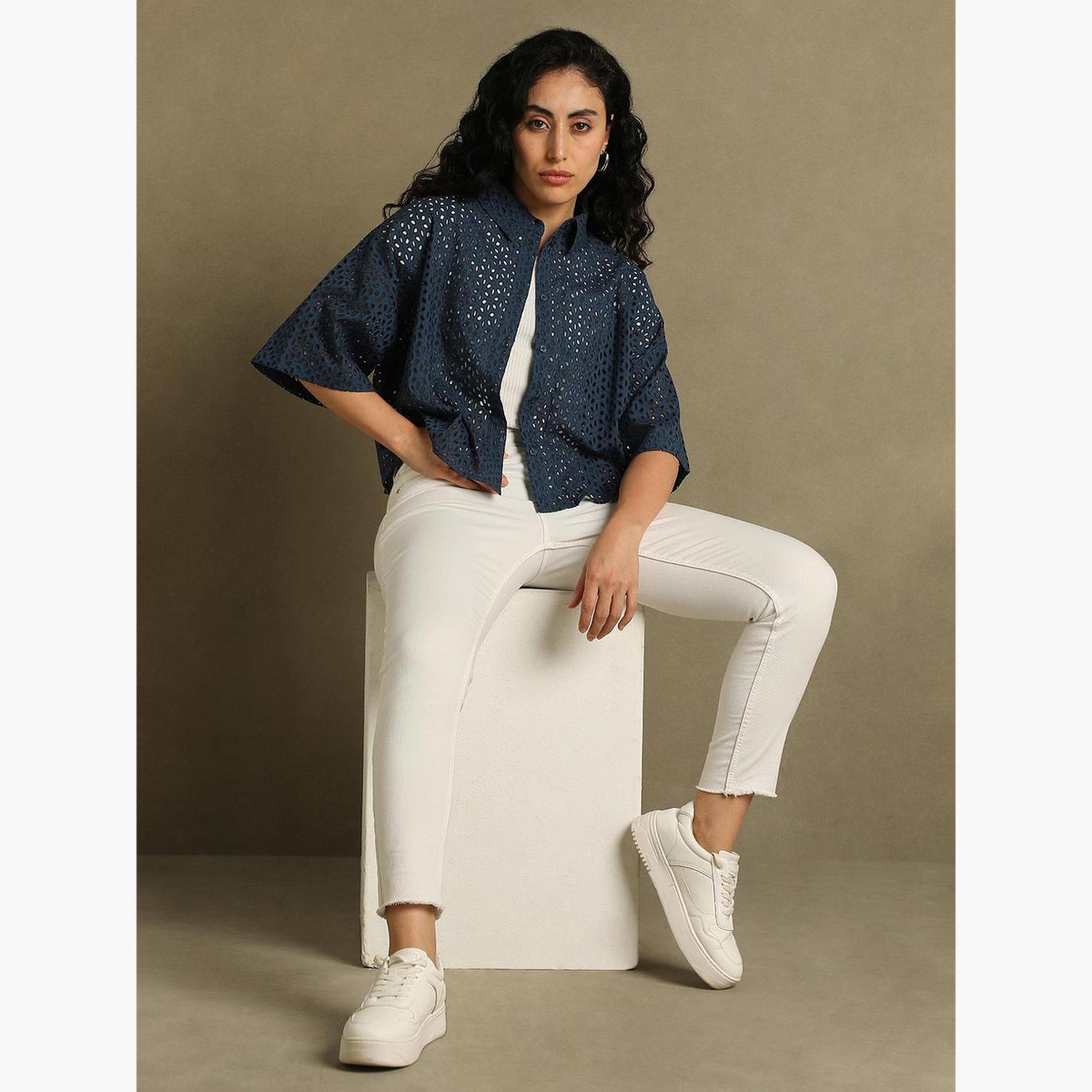 دينيس لينغو - قميص كاجوال مخطط مقاس واسع-women-clothing-shirtsandblouses-shirts-image-4