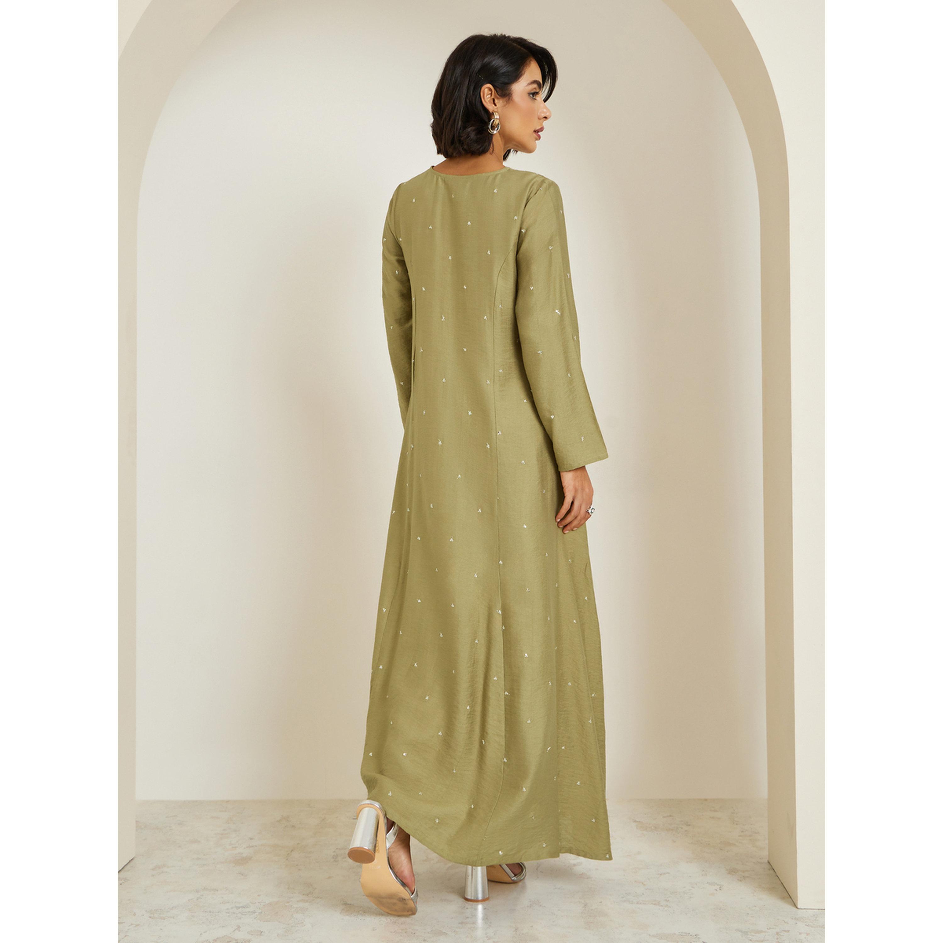 قفطان مطرز بحافة واسعة-women-arabicclothing-kaftan-image-6