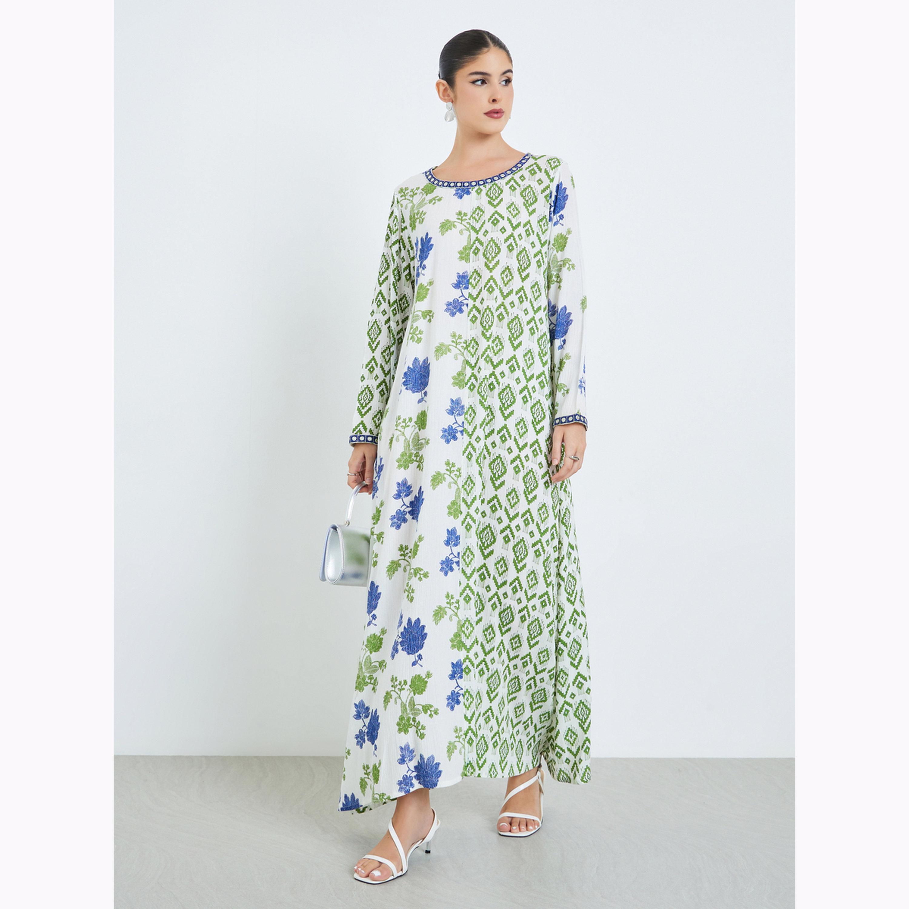جلابية بطبعة كاملة-women-arabicclothing-jalabiyas-image-1
