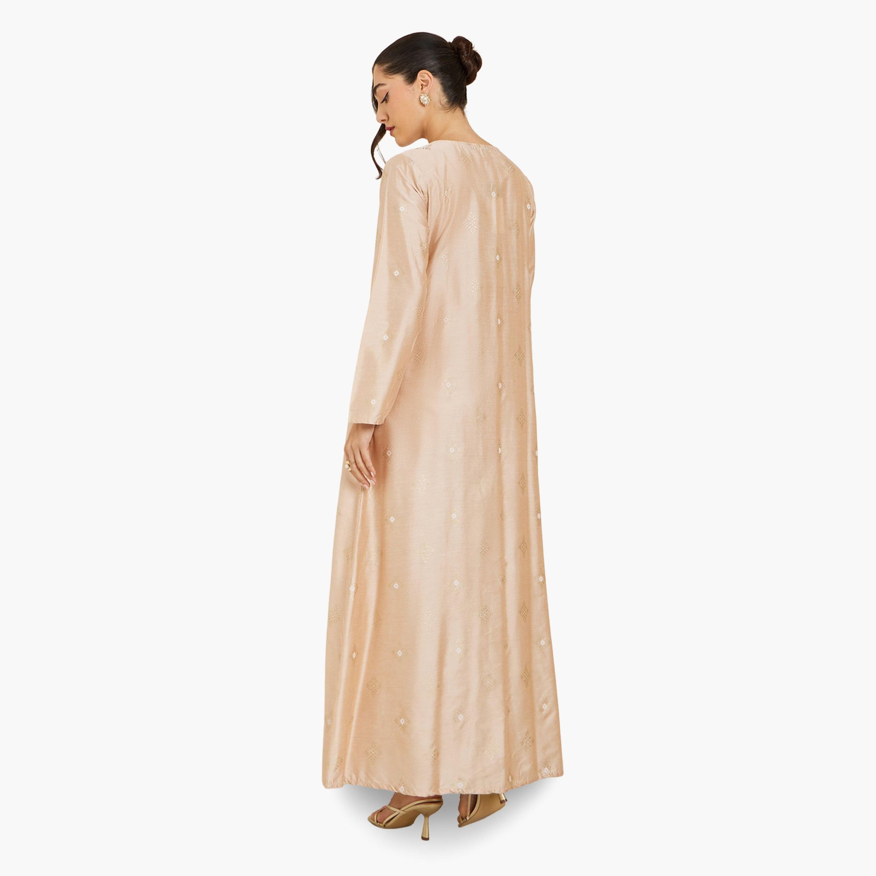 جلابية بيج مطرزة بحافة واسعة-women-arabicclothing-jalabiyas-image-5