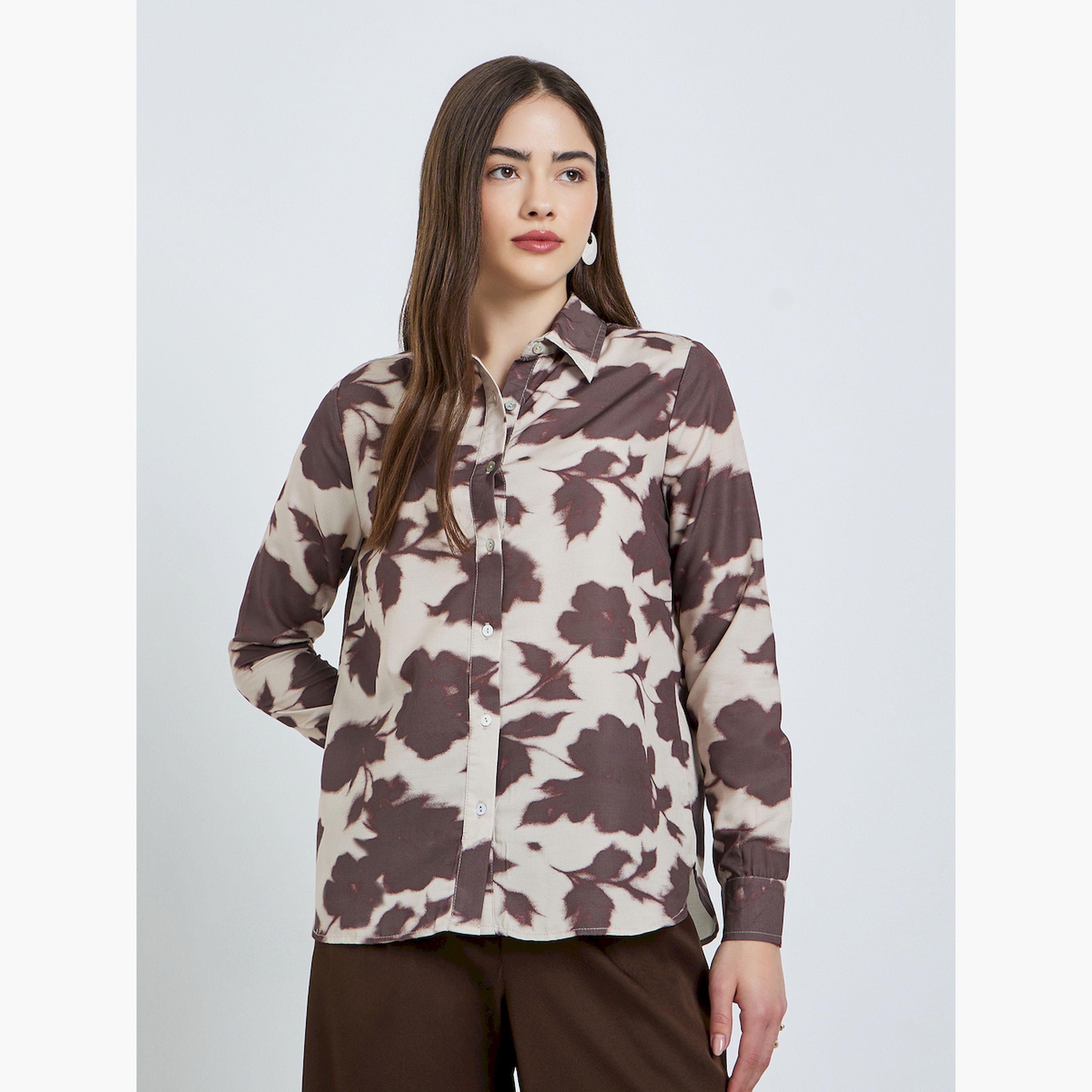 قميص مطبوع بالزهور بأكمام طويلة-women-clothing-shirtsandblouses-shirts-image-1