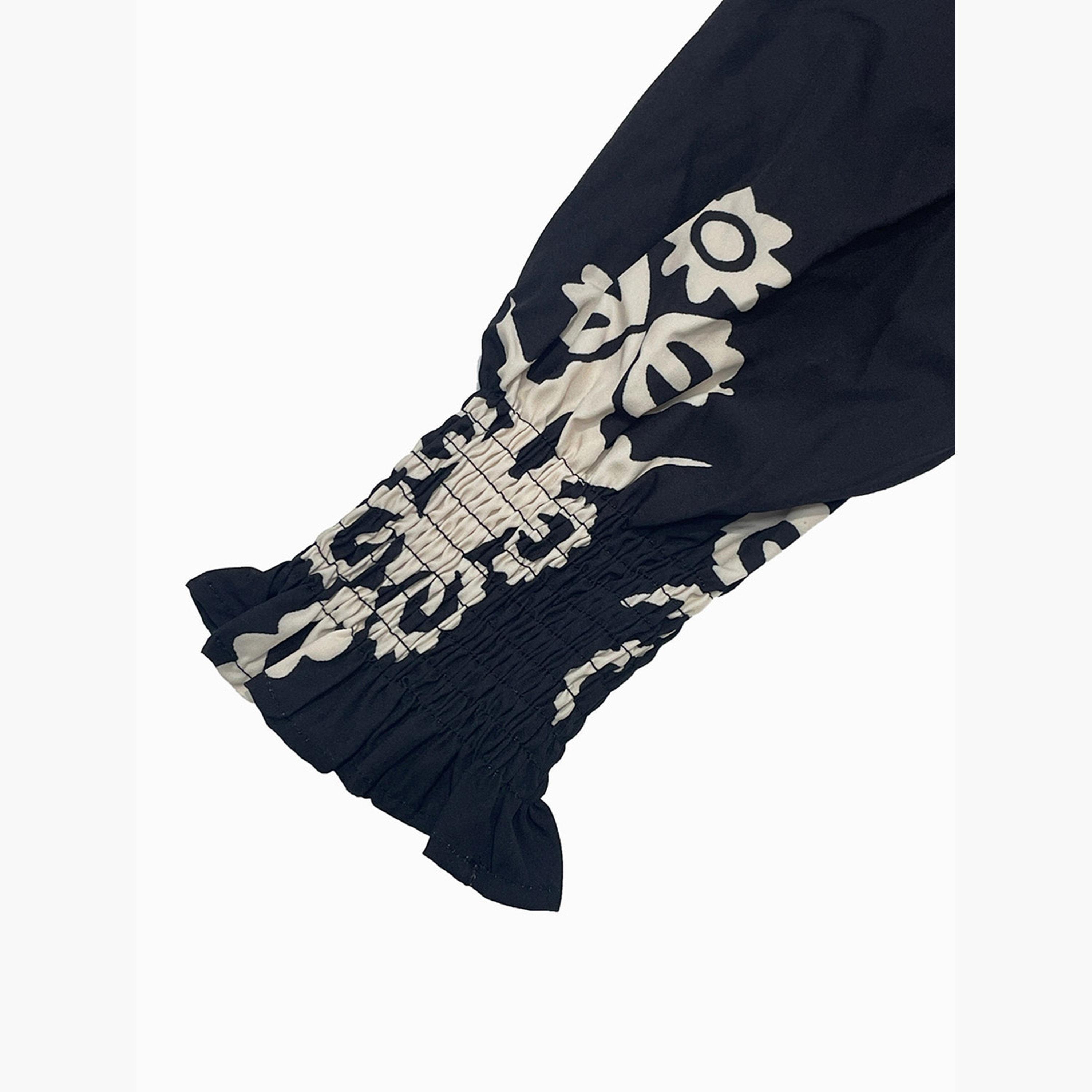 Take Two Women Black Printed Square Neck Maxi Dress-women-clothing-dresses-image-6