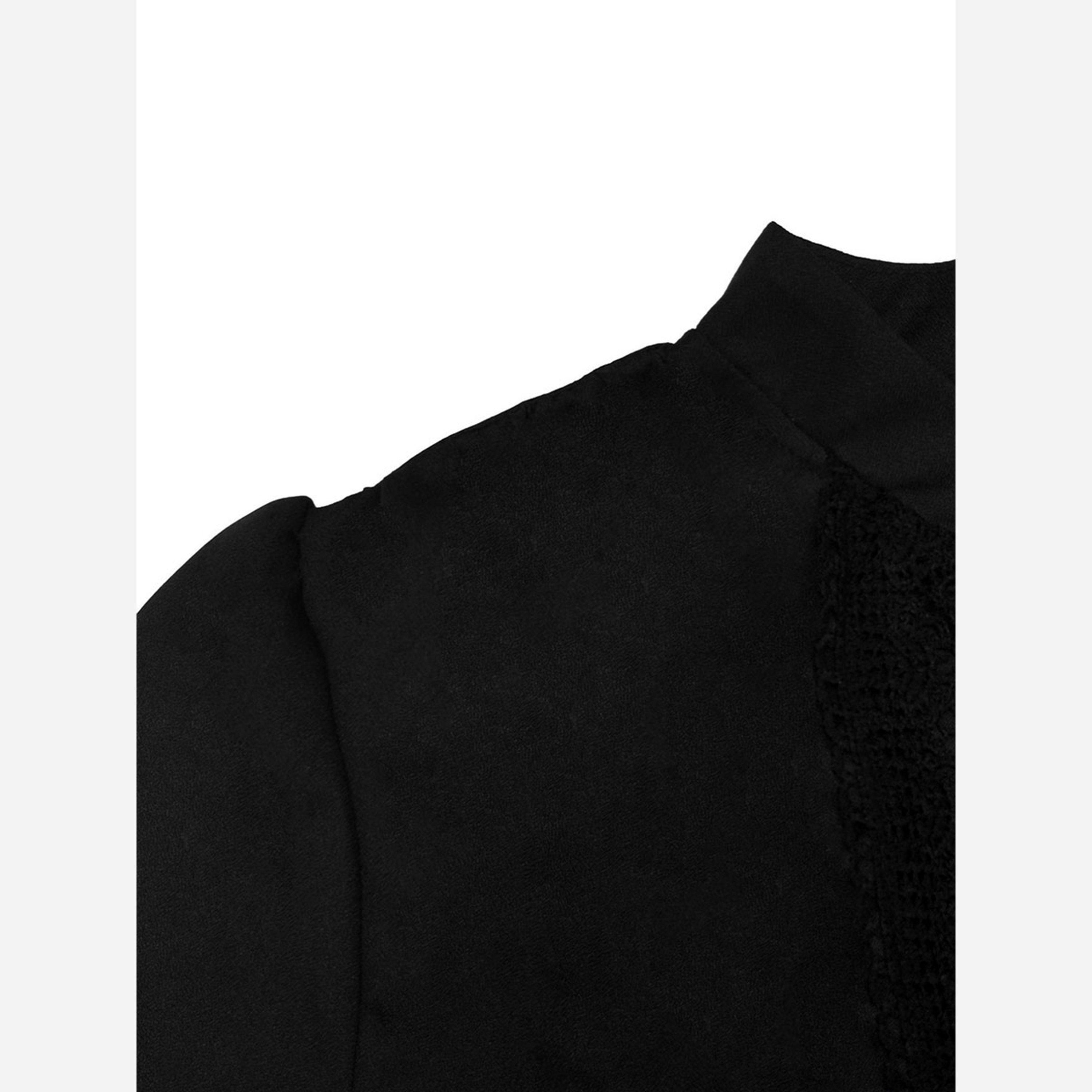 Take Two Women's Solid Cut Out Detail V Neck Long Sleeve Maxi Dress-women-clothing-dresses-image-5