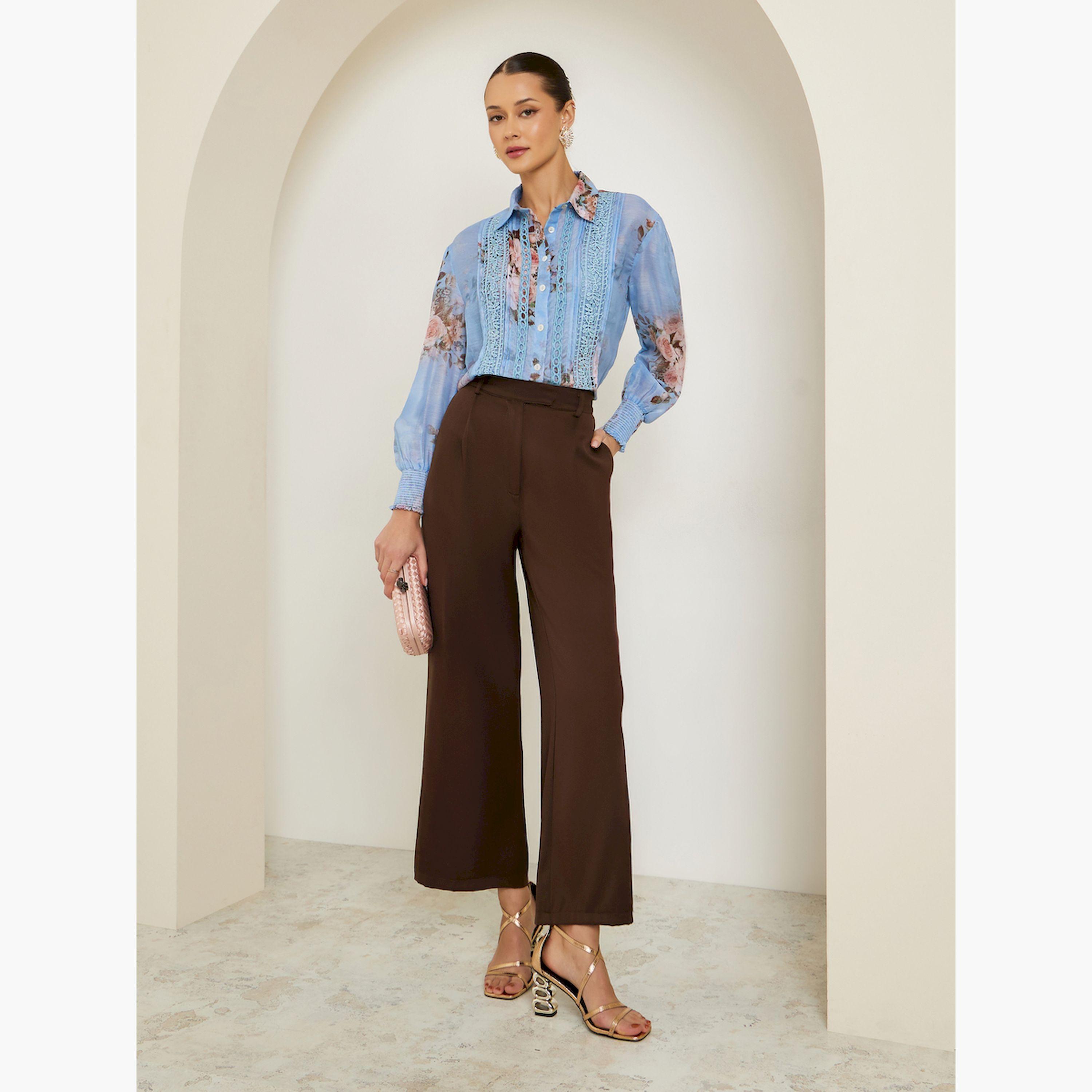 بلوزة بأكمام طويلة وطبعة زهور-women-clothing-shirtsandblouses-shirts-image-2