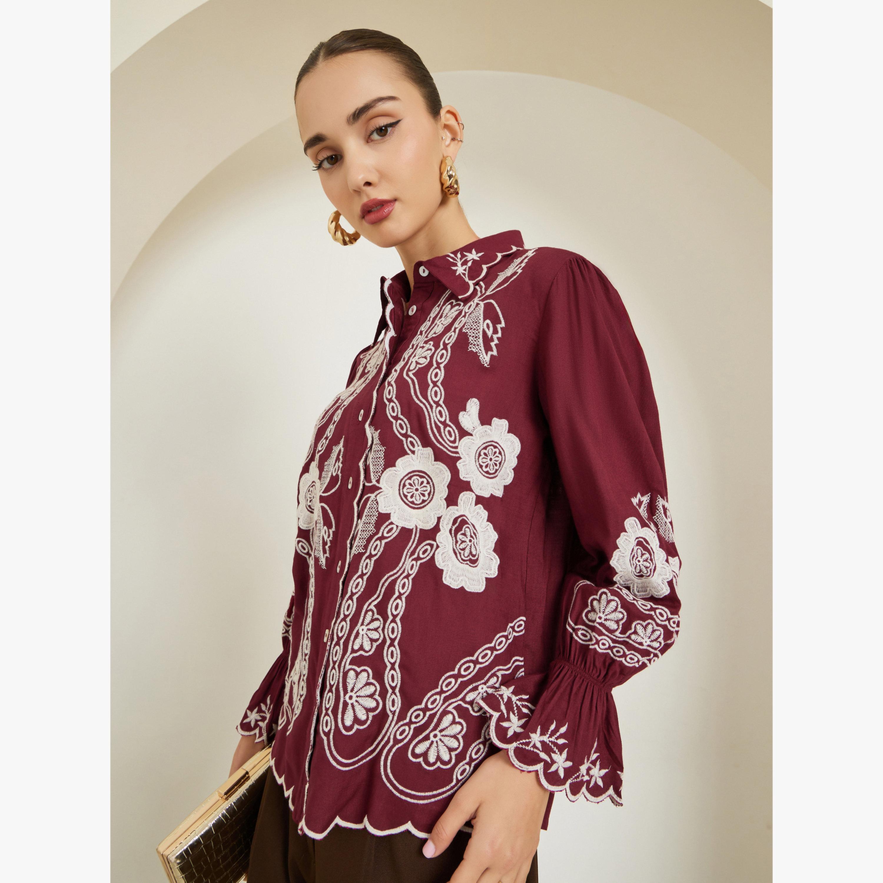قميص مطرز بأكمام طويلة-women-clothing-shirtsandblouses-blouses-image-3