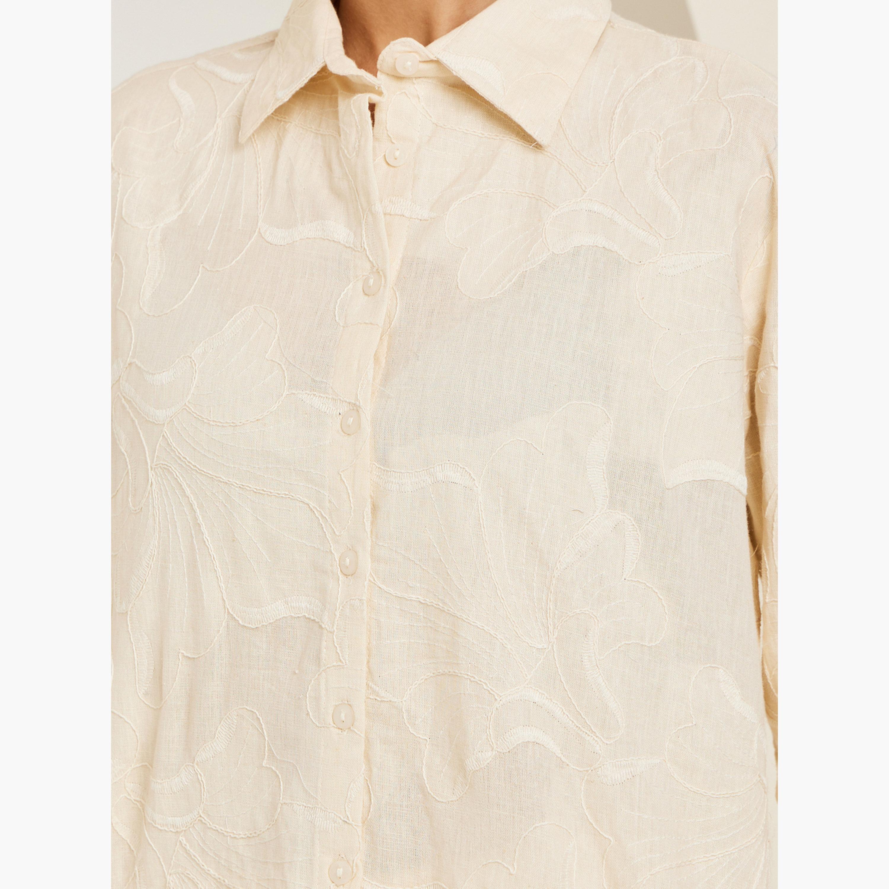 بلوزة بتفاصيل مُطرّزة وأكمام طويلة-women-clothing-shirtsandblouses-shirts-image-4