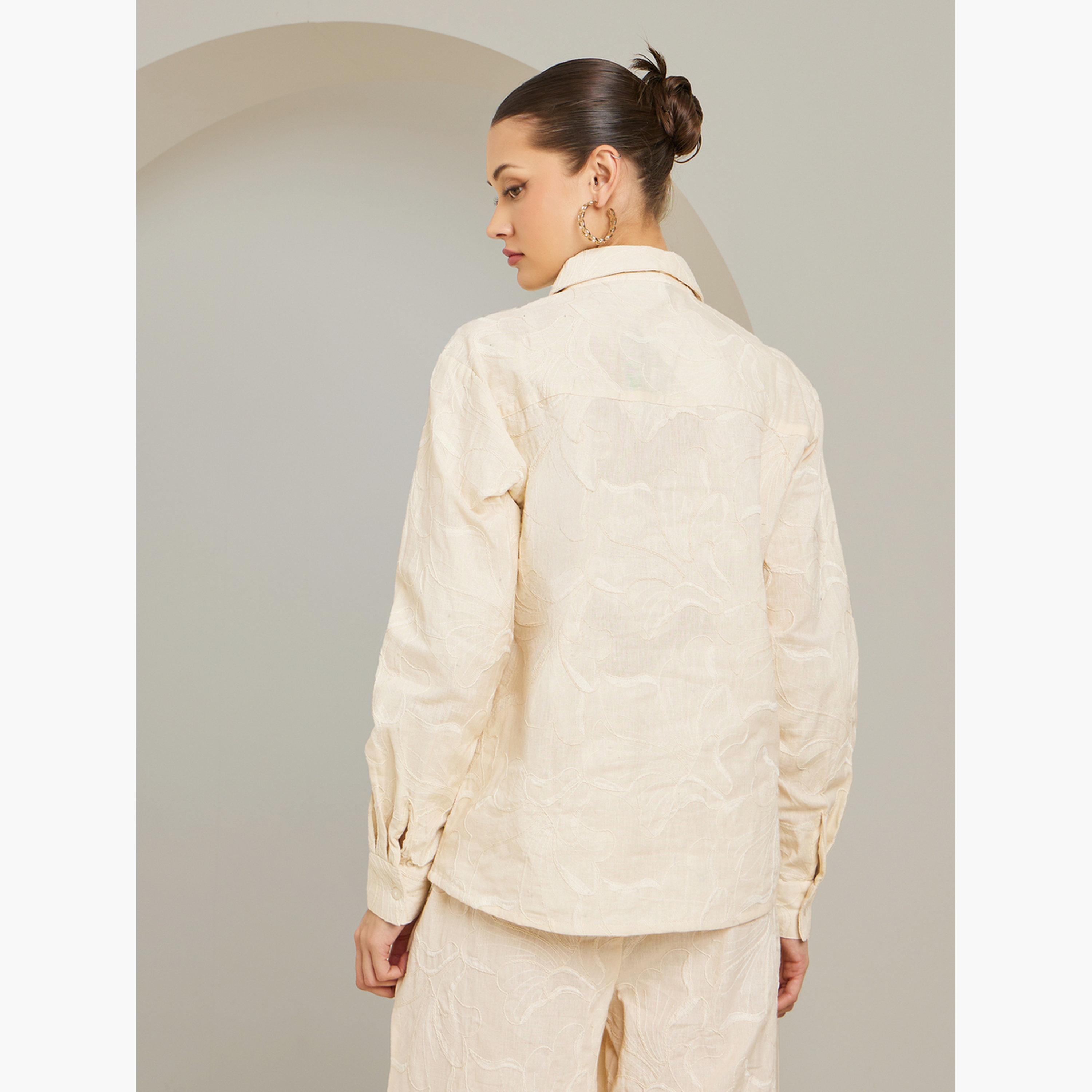 بلوزة بتفاصيل مُطرّزة وأكمام طويلة-women-clothing-shirtsandblouses-shirts-image-5