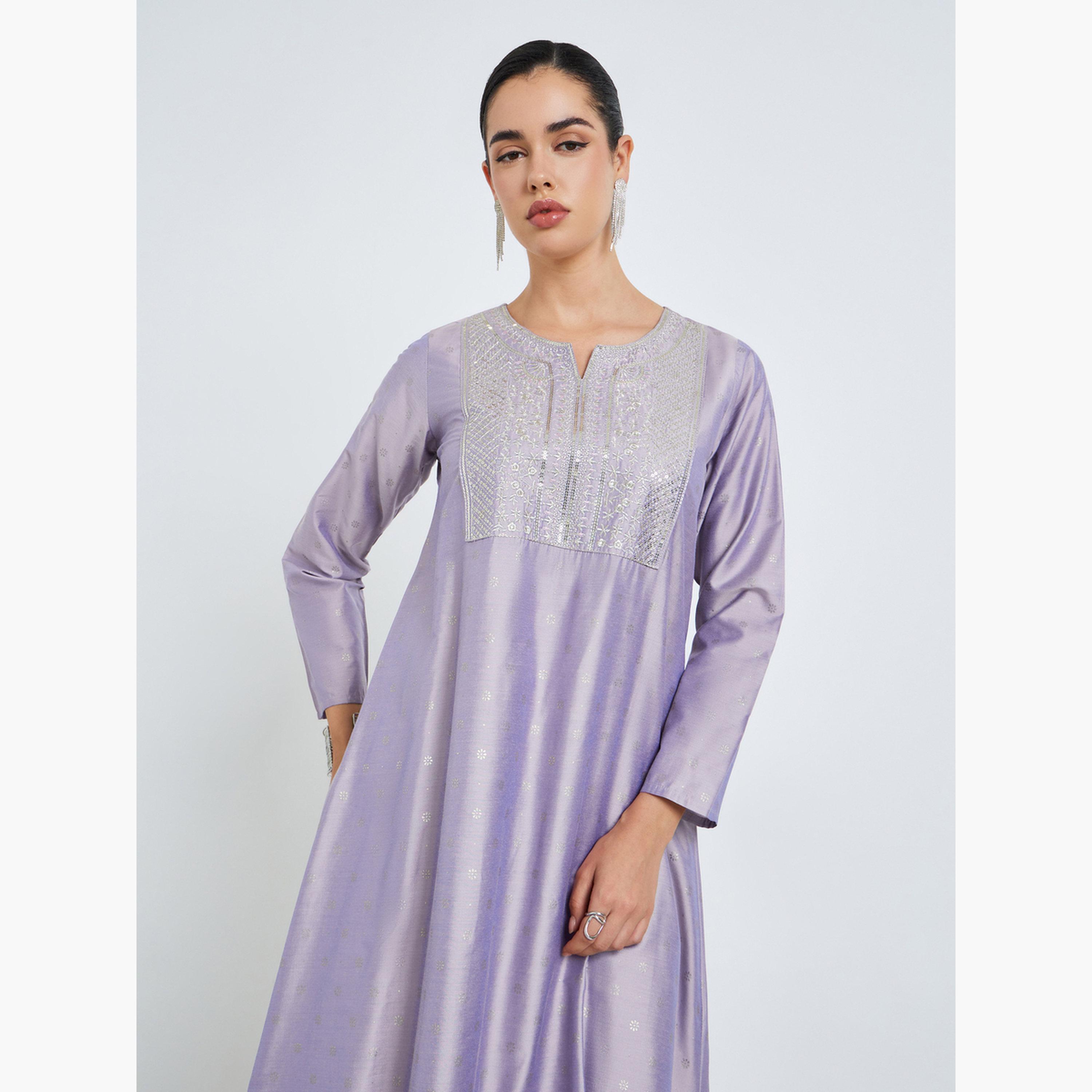 جلابية مطرزة بحافة واسعة-women-arabicclothing-jalabiyas-image-2