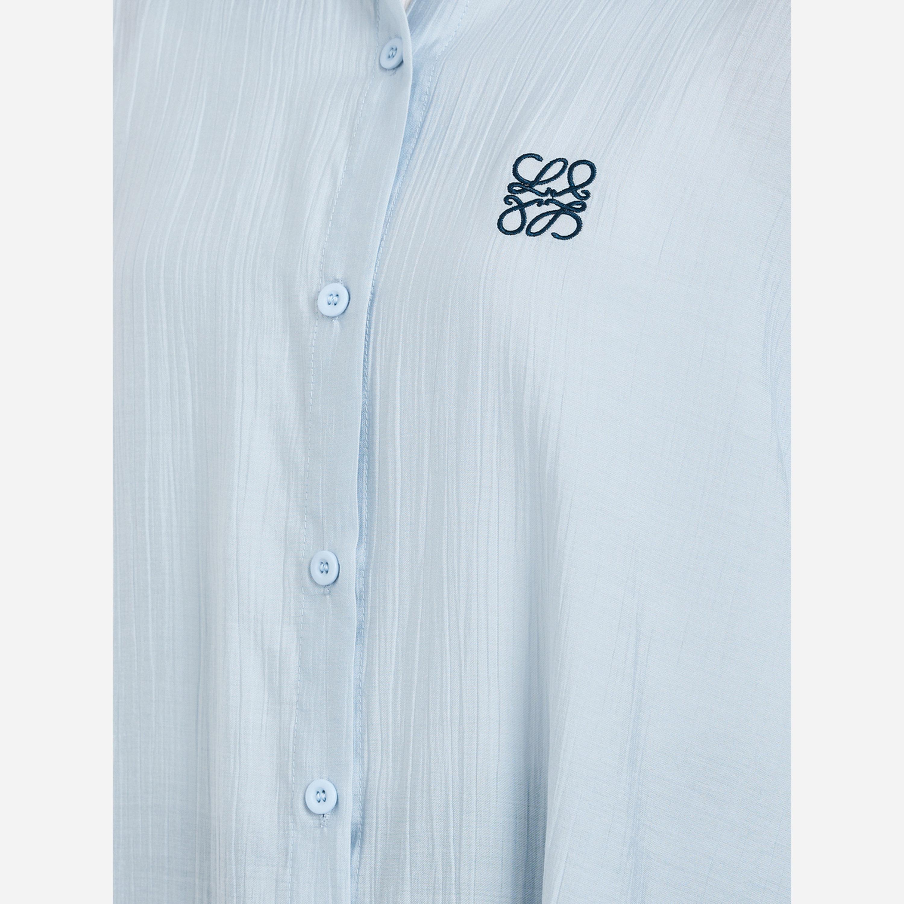 ستايلي - قميص نسائي لون أزرق فاتح مقاس واسع بتفاصيل مطرزة-women-clothing-shirtsandblouses-shirts-image-4