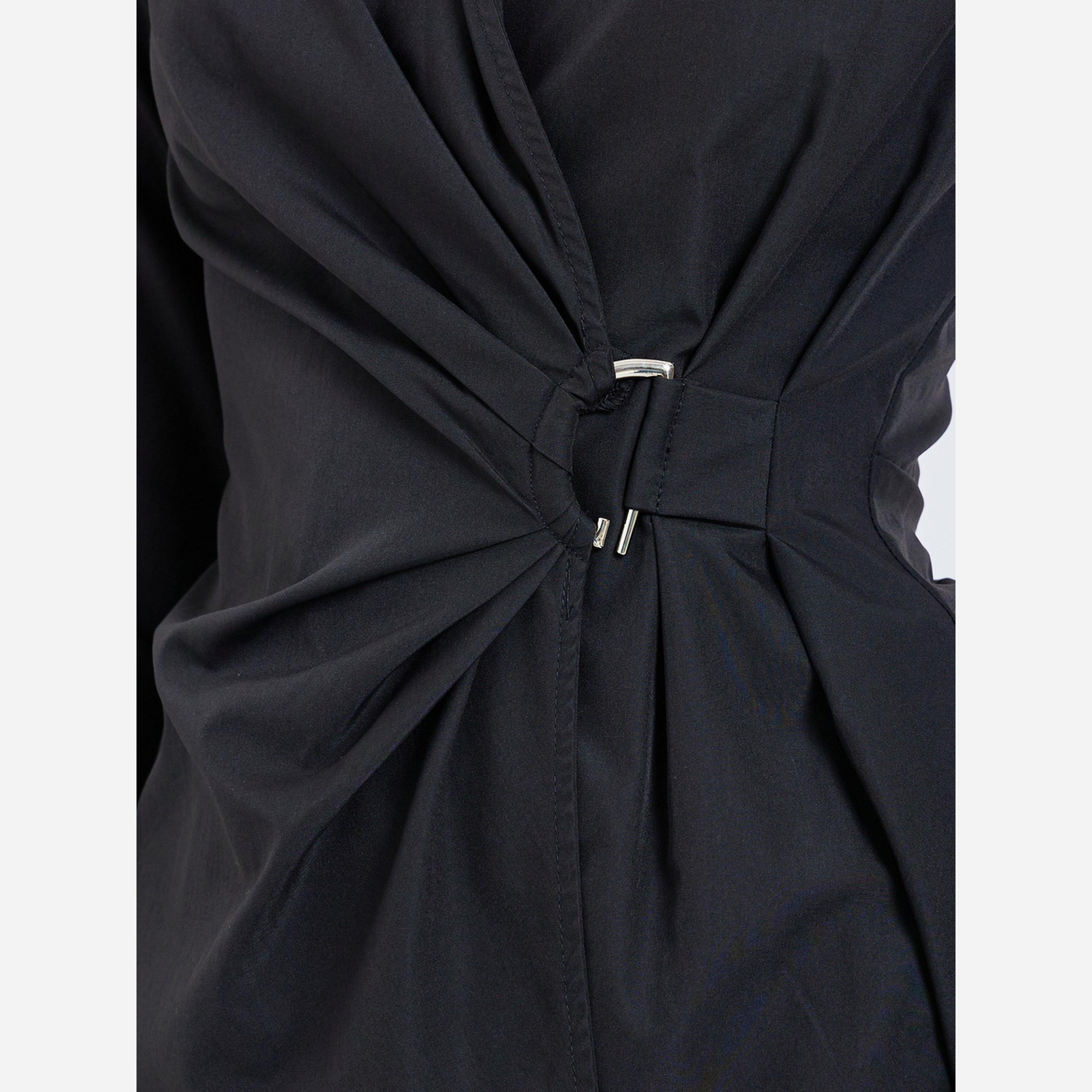 Styli Women Black Long Sleeve Wrap Shirt-women-clothing-shirtsandblouses-blouses-image-3