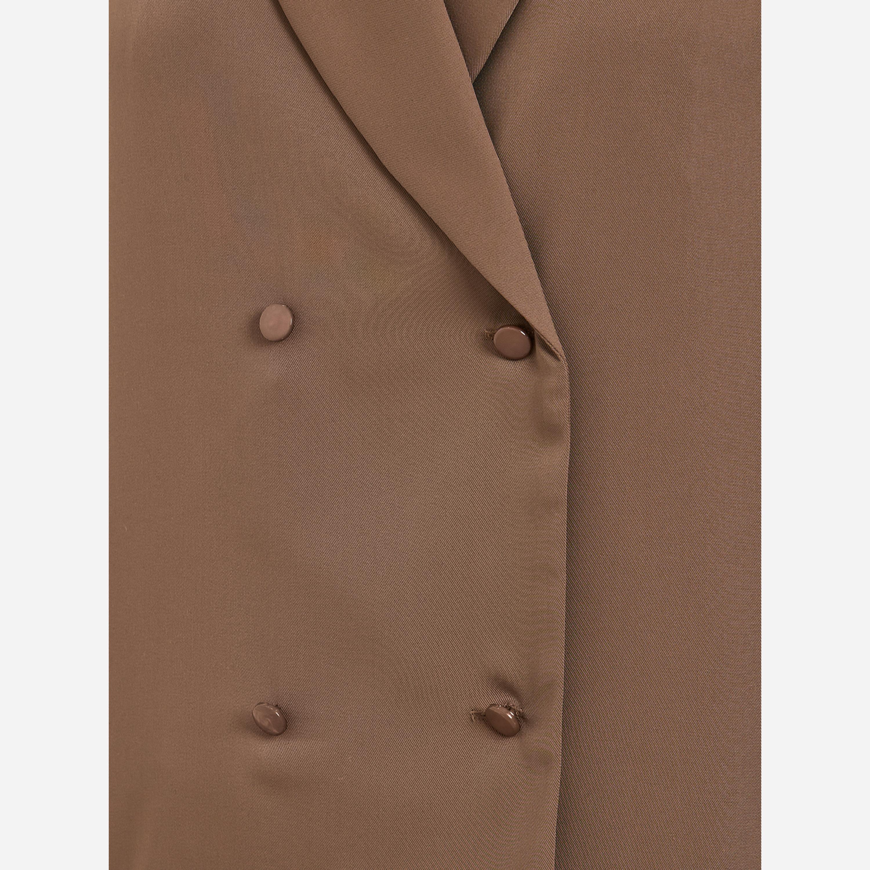 Styli Women Brown Buttoned Wrap Top-women-clothing-shirtsandblouses-blouses-image-4