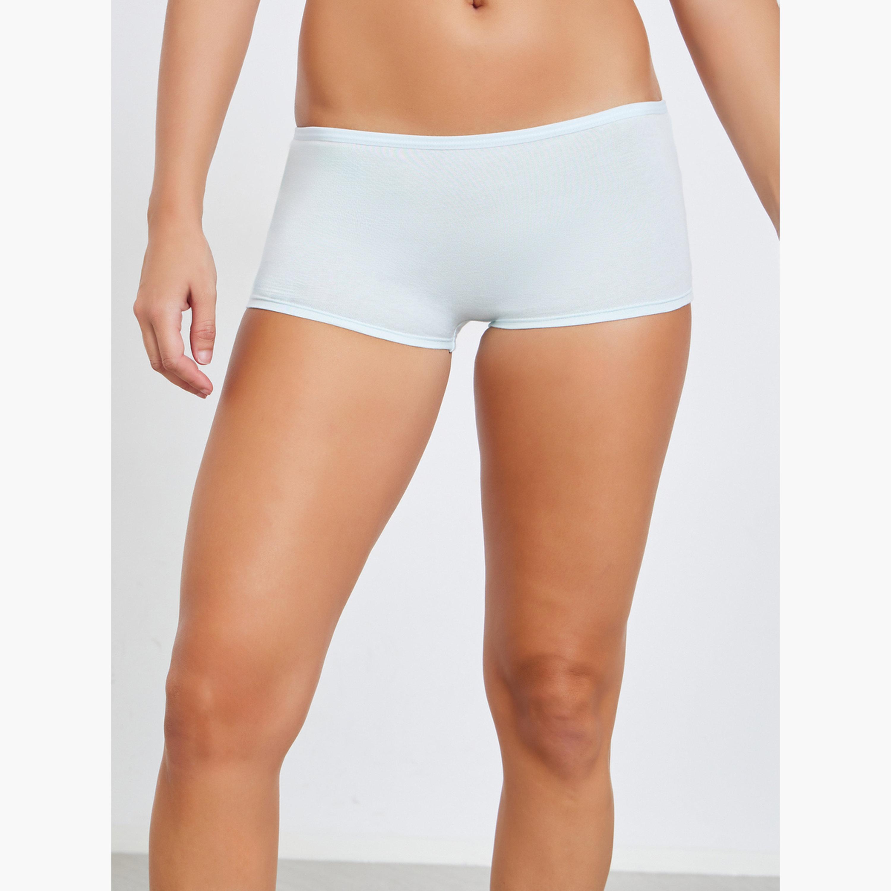 Styli Pack of 3 - Cotton Boyshort Briefs-women-clothing-lingerie-panties-image-6