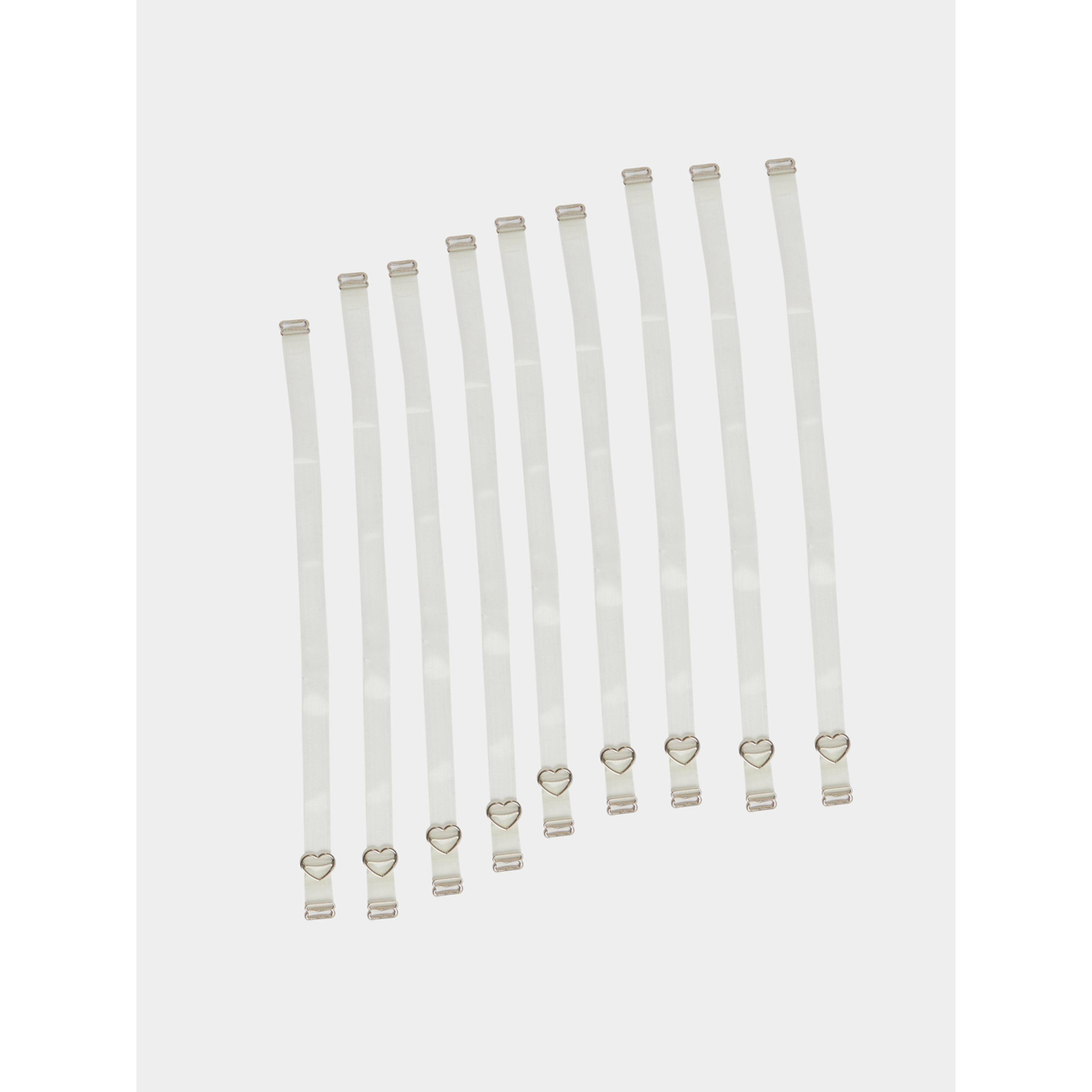 Styli 9-Piece Transparent Strap with Metal Trim-women-clothing-lingerie-lingerieaccessories-image-1