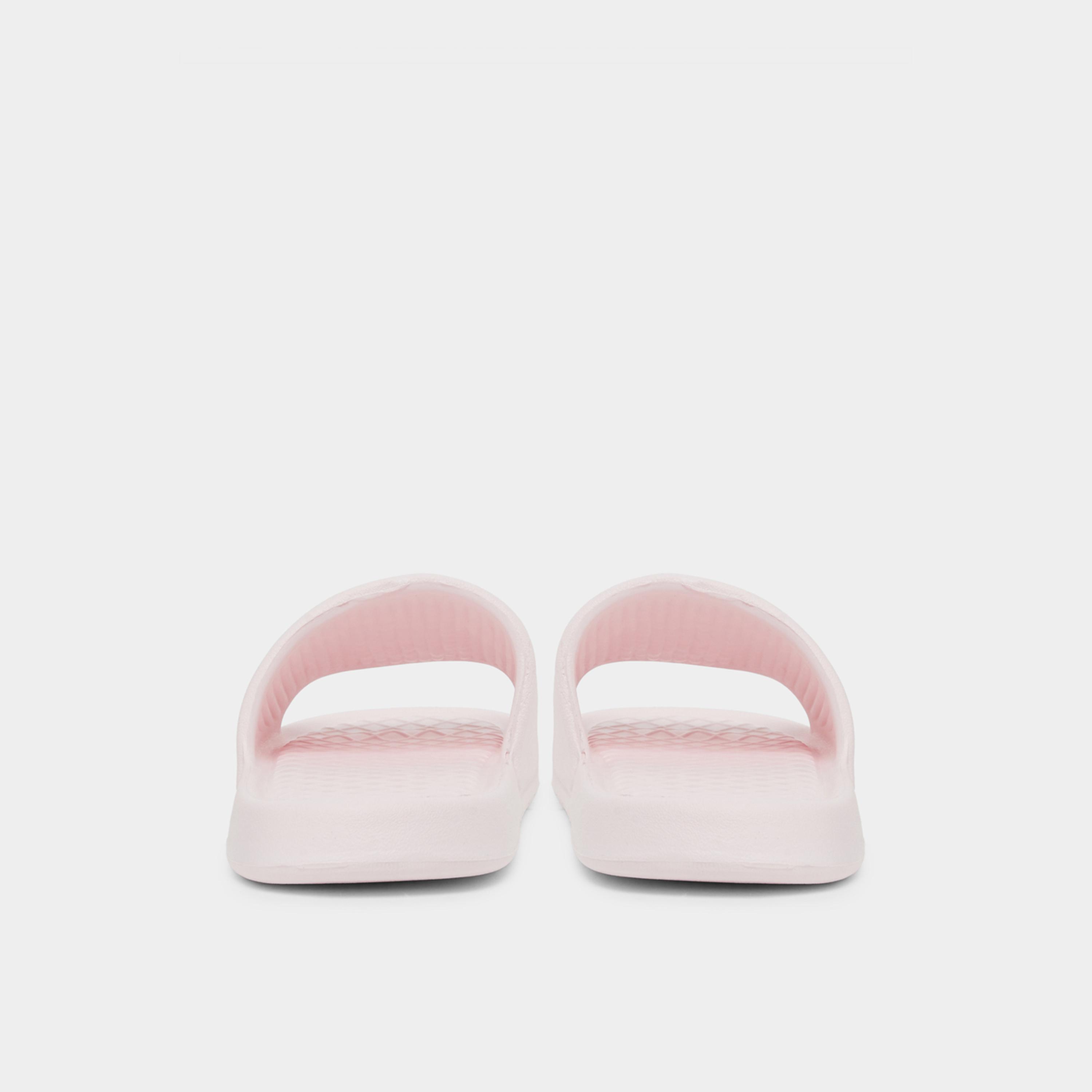Styli Womens Pink Plain Slip-On Slides-women-shoes-flats-slides-image-5