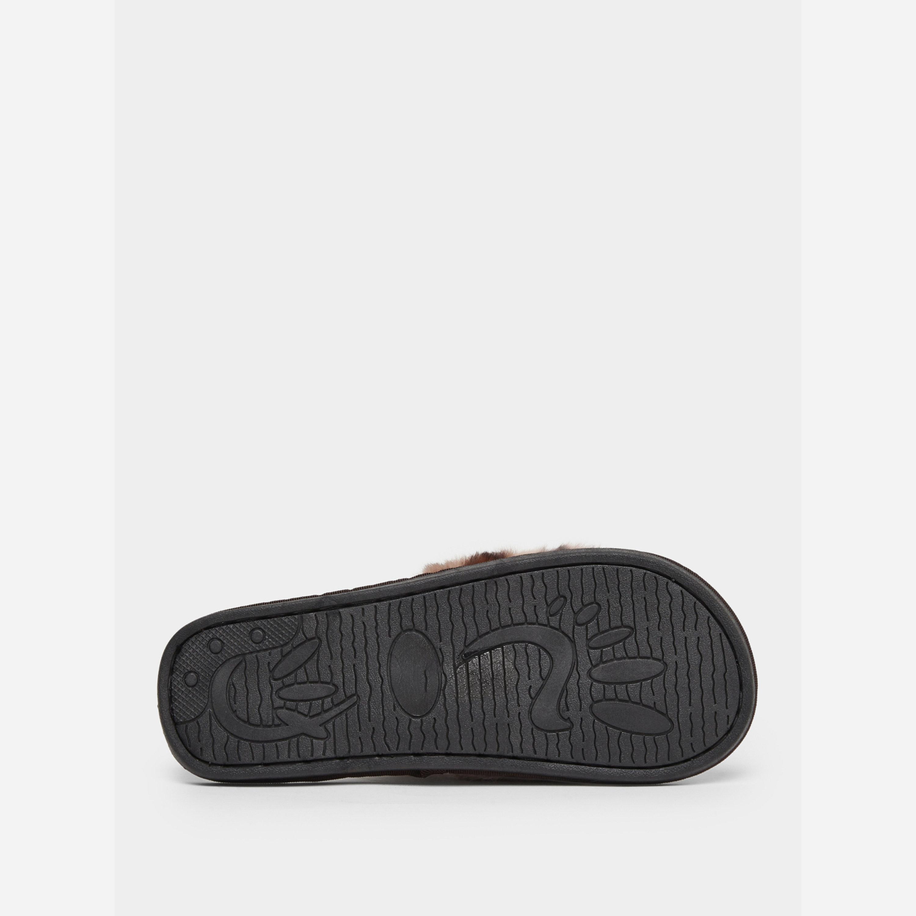 ستايلي - شبشب منزلية فرو طبعة جلد النمر-women-shoes-bedroomslippers-image-6