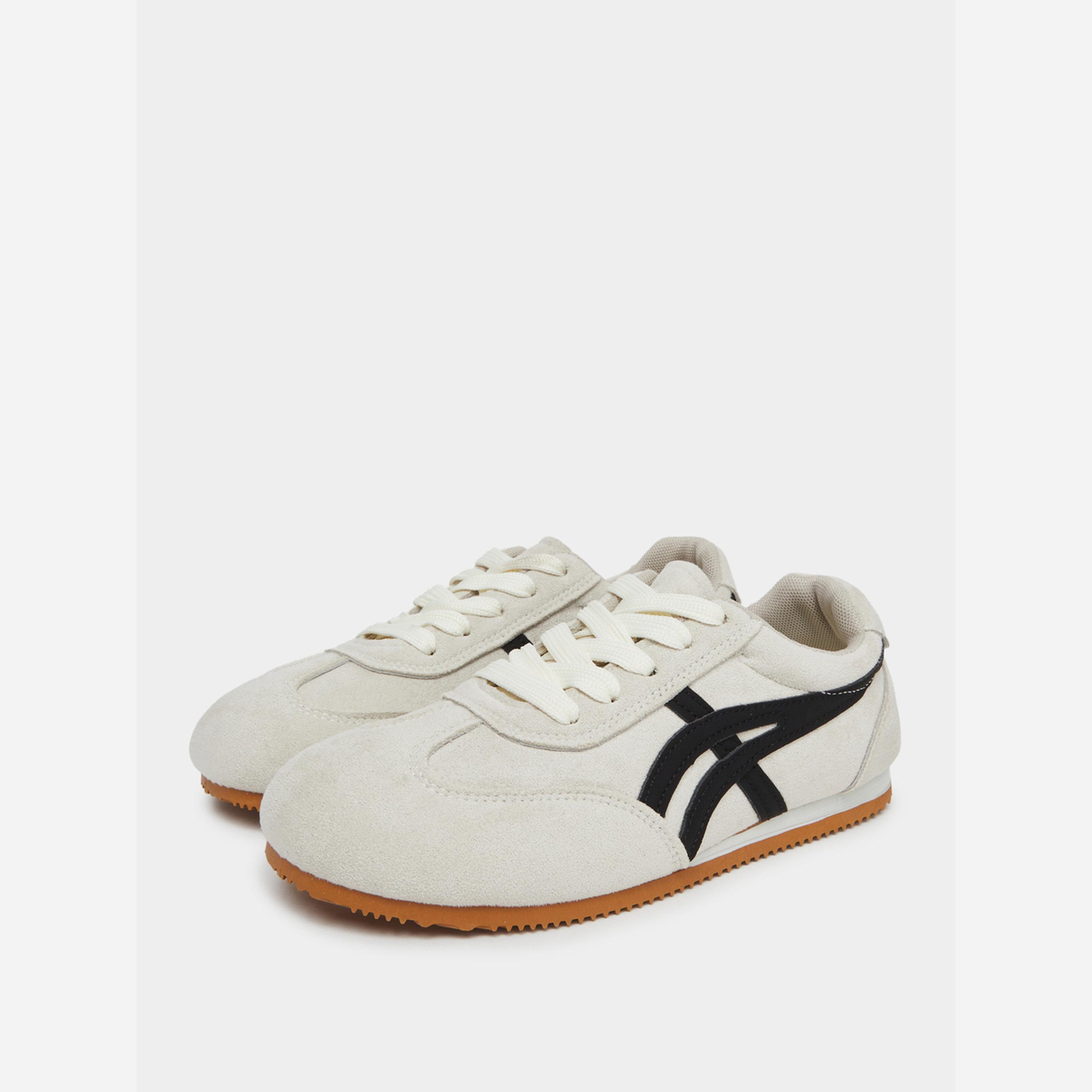 Styli Women Retro Style Lace-Up Sneakers-women-shoes-sneakers-image-1